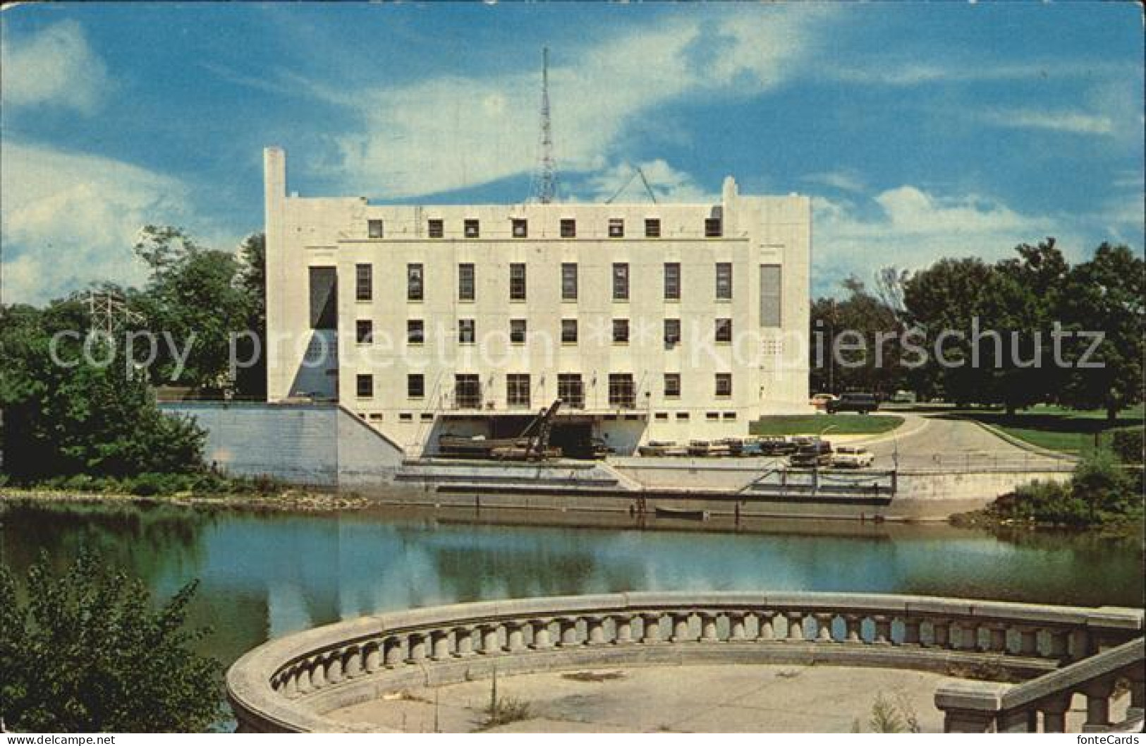 72477724 Indianapolis White River Showing US Naval Armory - Other & Unclassified