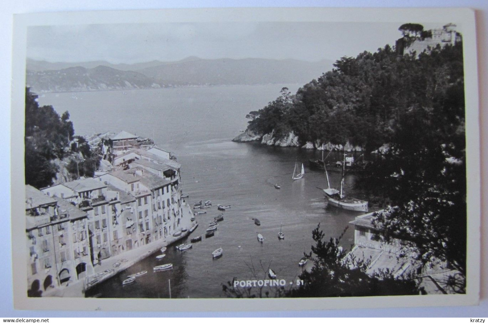 ITALIE - LIGURIA - PORTOFINO - Panorama - 1937 - Genova (Genua)