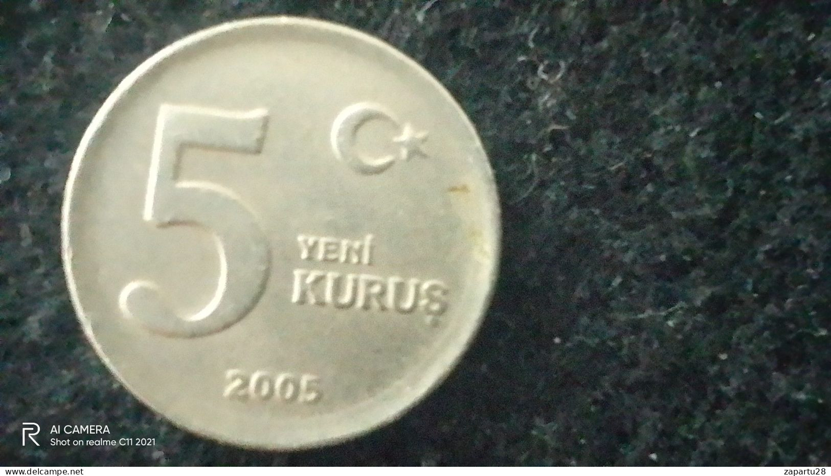 TÜRKİYE-2005--       -5      KURUŞ            VF - Turkije