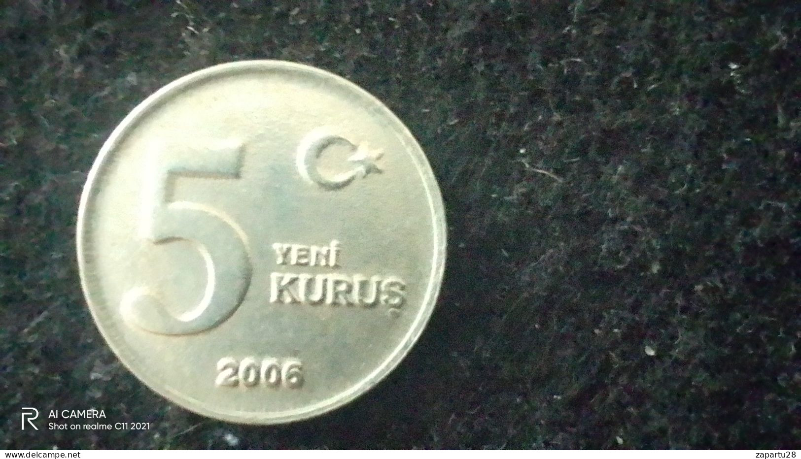 TÜRKİYE-2005--       -5      KURUŞ            VF - Turkije