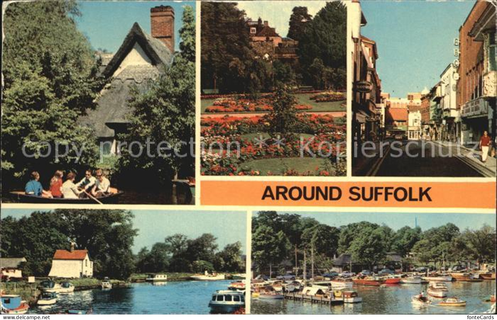 72465906 Suffolk Coastal River Stour Abbey Gardens Buttermarket Ipswhich Harbour - Andere & Zonder Classificatie