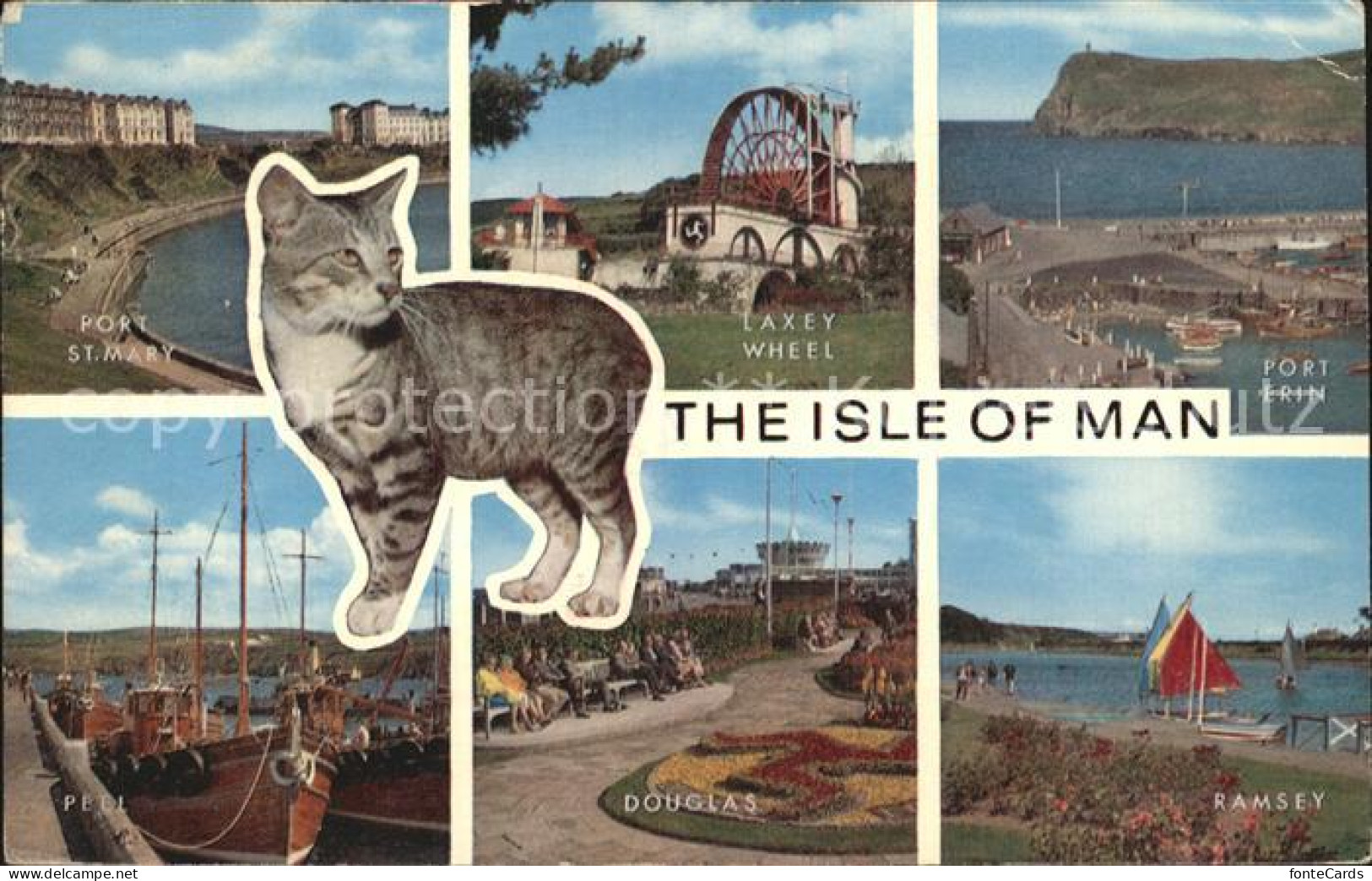 72465859 Isle Of Man Port St Mary Laxey Wheel Port Erin Peel Douglas Ramsey Isle - Altri & Non Classificati