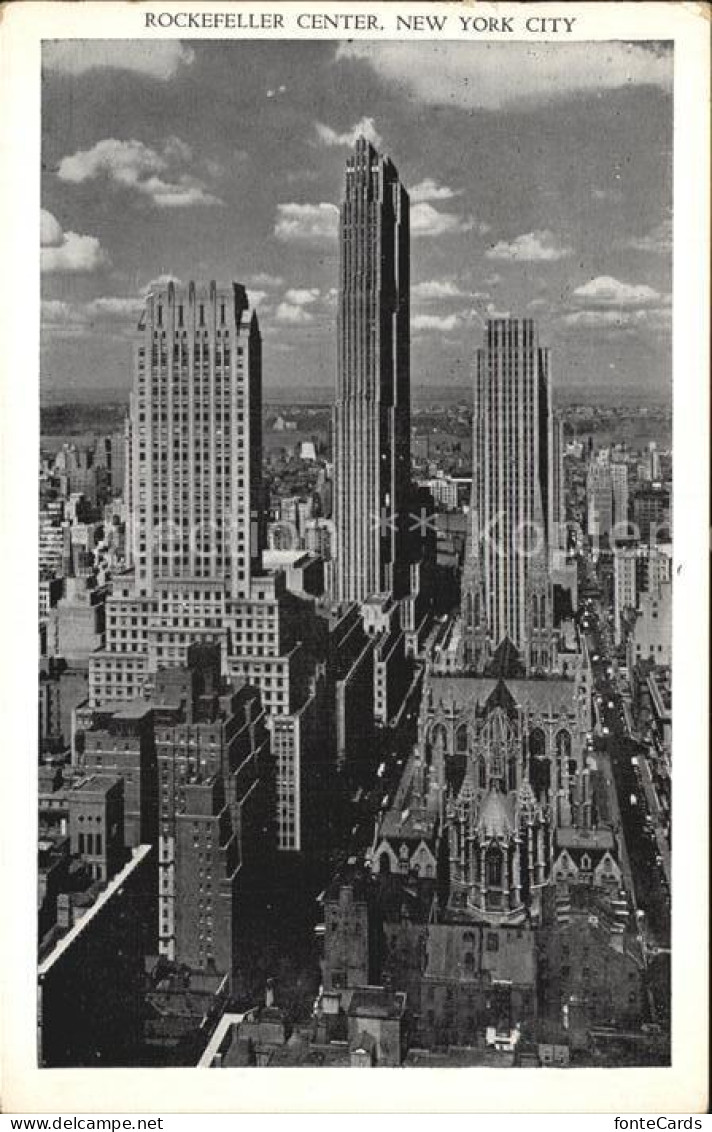 72463578 New_York_City RCA Building St Patricks Cathedral - Autres & Non Classés