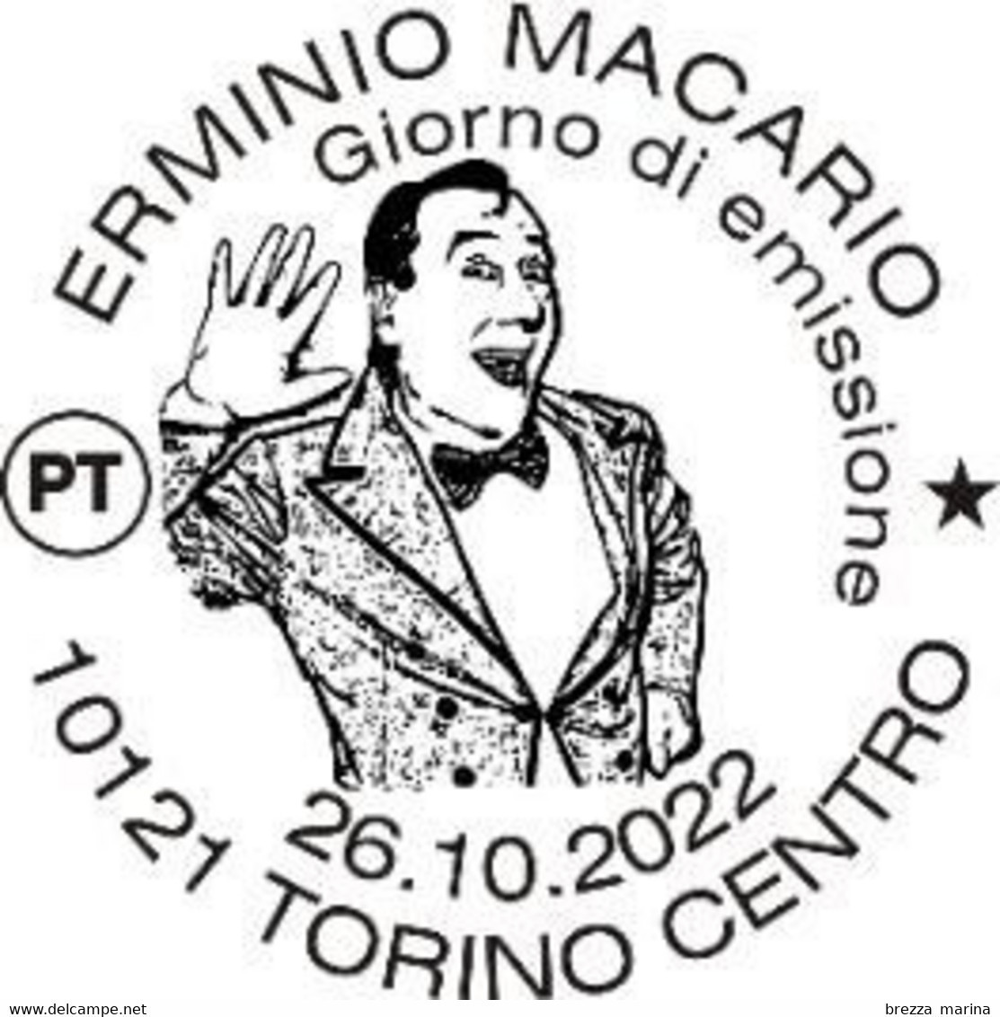 ITALIA - Usato - 2022 - Erminio Macario, Comico – Cinema – B - 2021-...: Afgestempeld