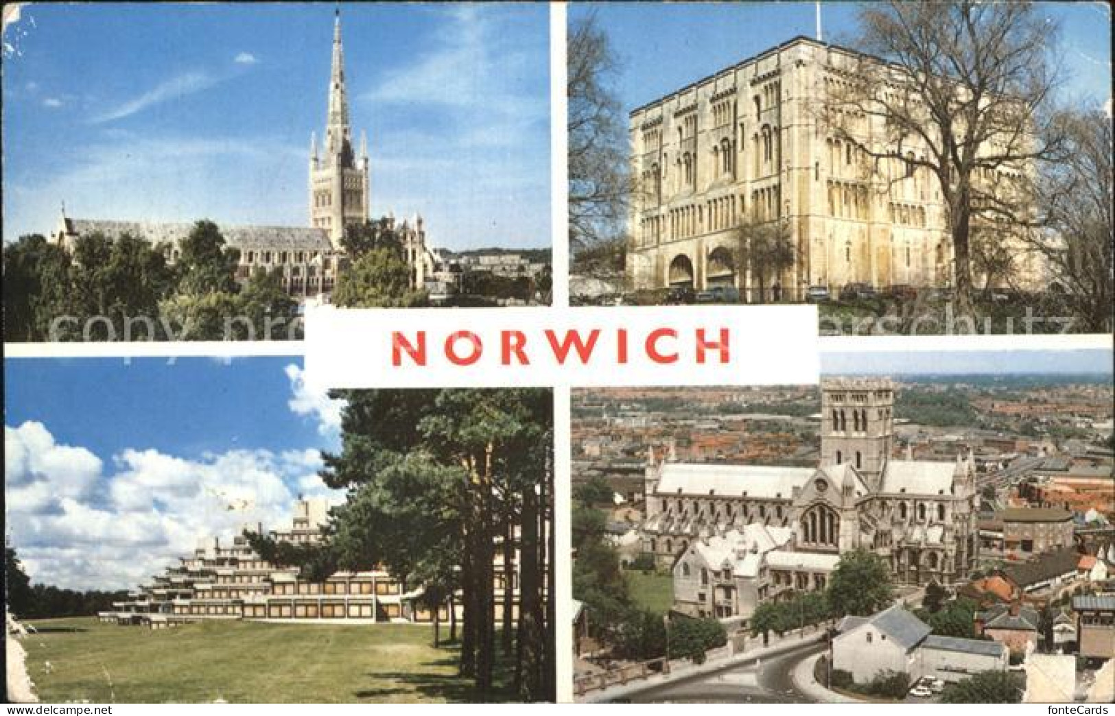 72462560 Norwich UK Cathedral Castle University  - Andere & Zonder Classificatie