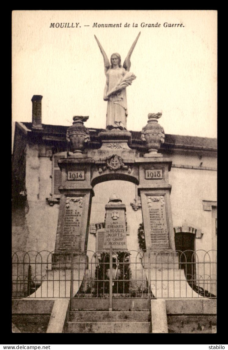 55 - MOUILLY - MONUMENT AUX MORTS - EDITEUR DELBOY - Andere & Zonder Classificatie
