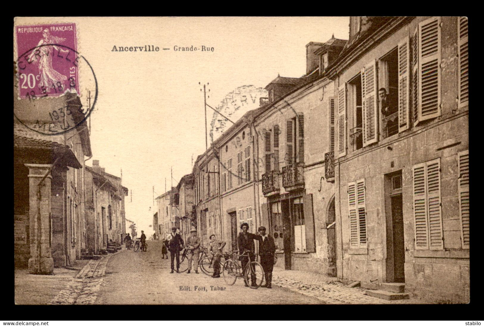 55 - ANCERVILLE - GRANDE RUE - EDITEUR FORT - Autres & Non Classés