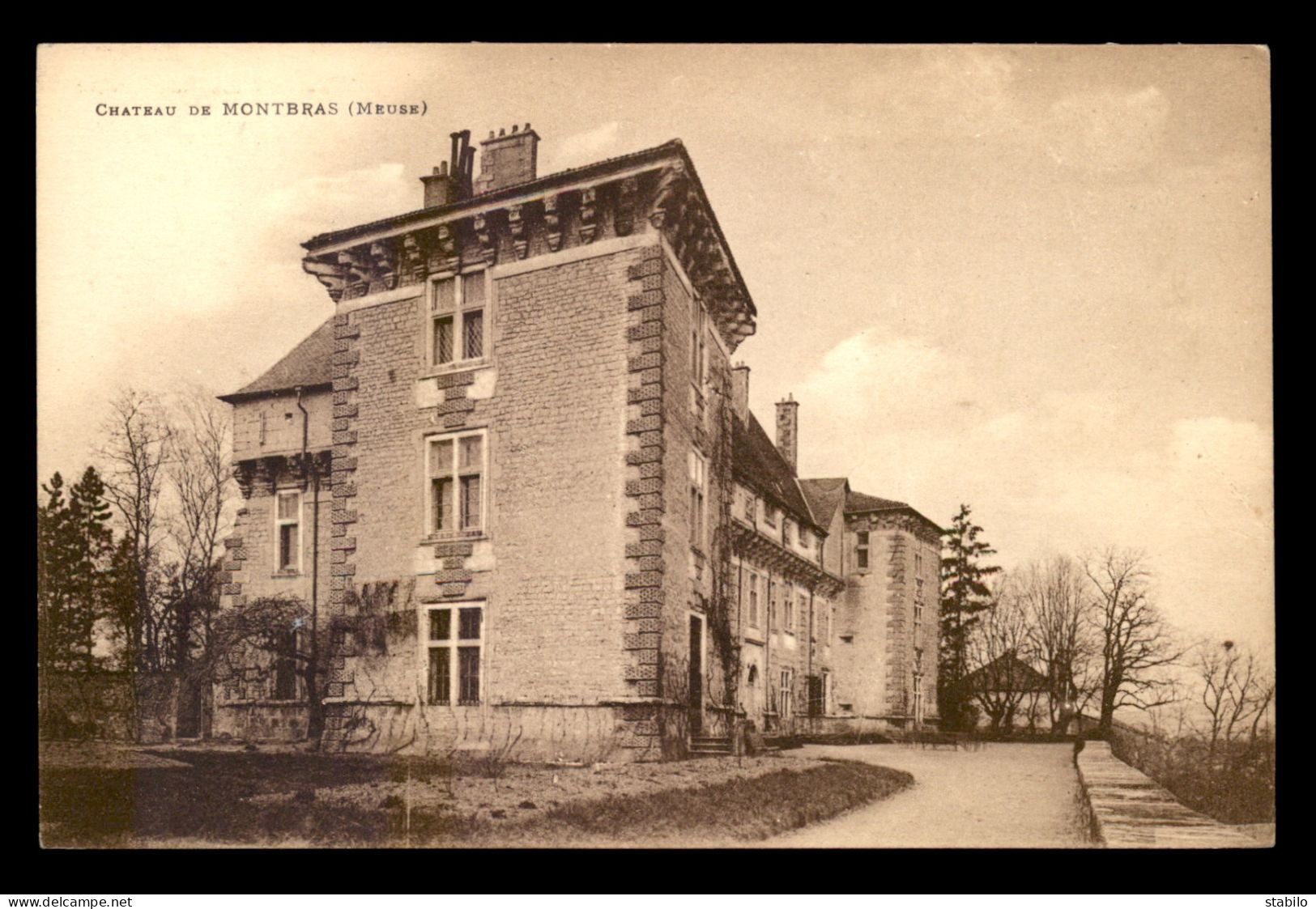 55 - MONTBRAS - LE CHATEAU - SANS EDITEUR - Sonstige & Ohne Zuordnung