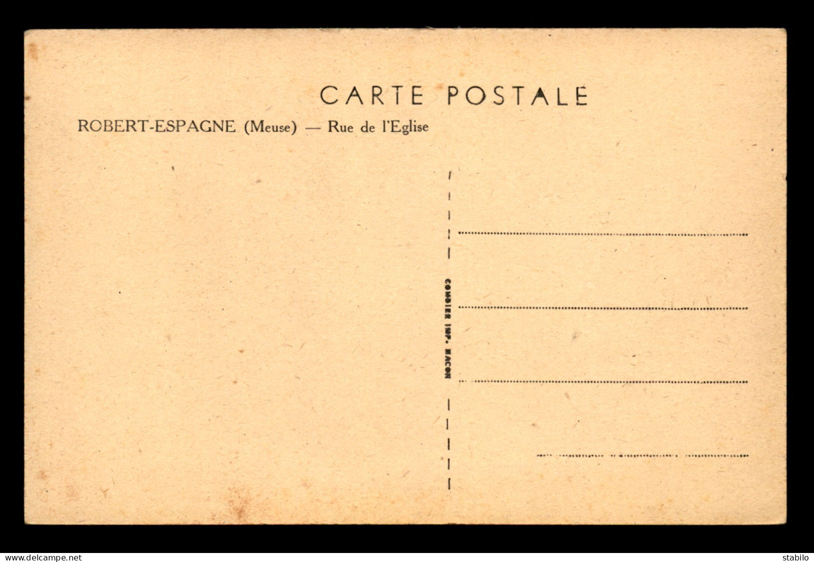 55 - ROBERT-ESPAGNE - RUE DE L'EGLISE - EDITEUR COMBIER - Other & Unclassified