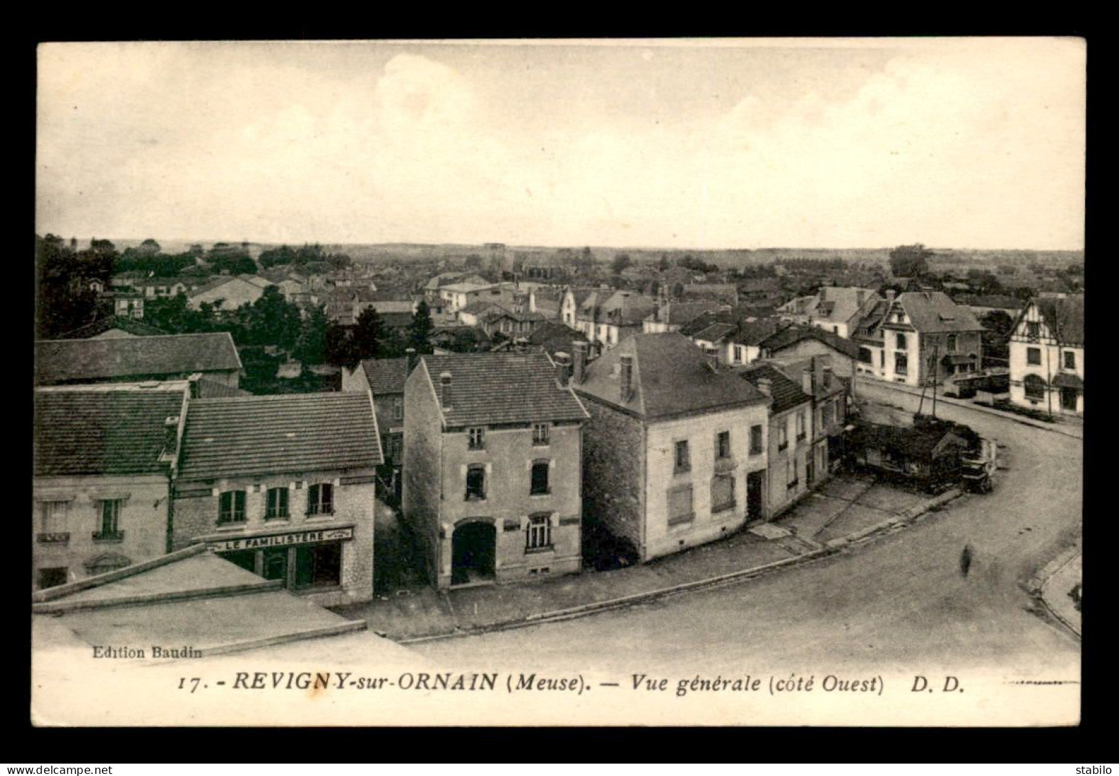 55 - REVIGNY-SUR-ORNAIN - VUE GENERALE COTE OUEST - EDITEUR BAUDIN - Revigny Sur Ornain