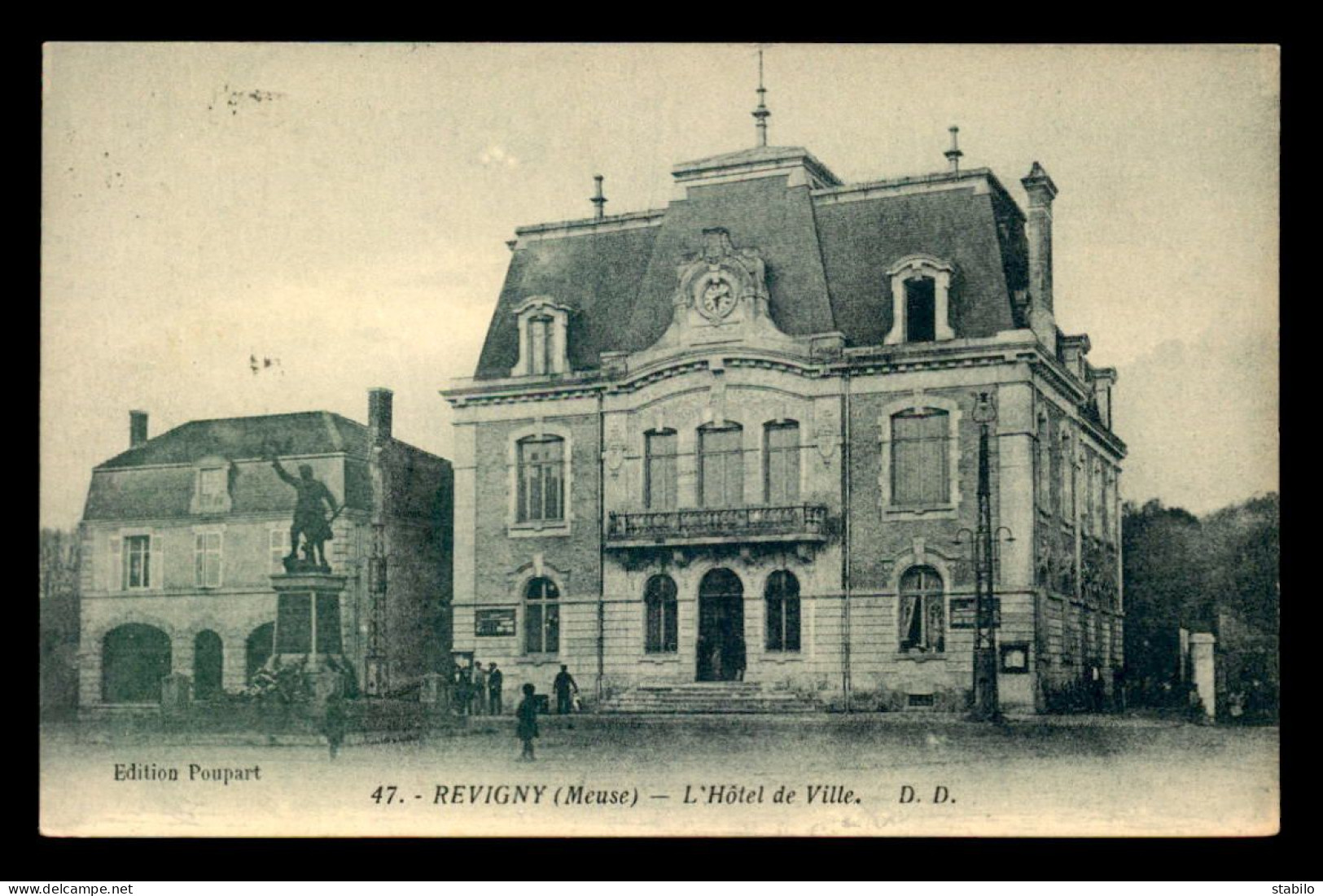 55 - REVIGNY-SUR-ORNAIN - L'HOTEL DE VILLE - EDITEUR POUPART - Revigny Sur Ornain