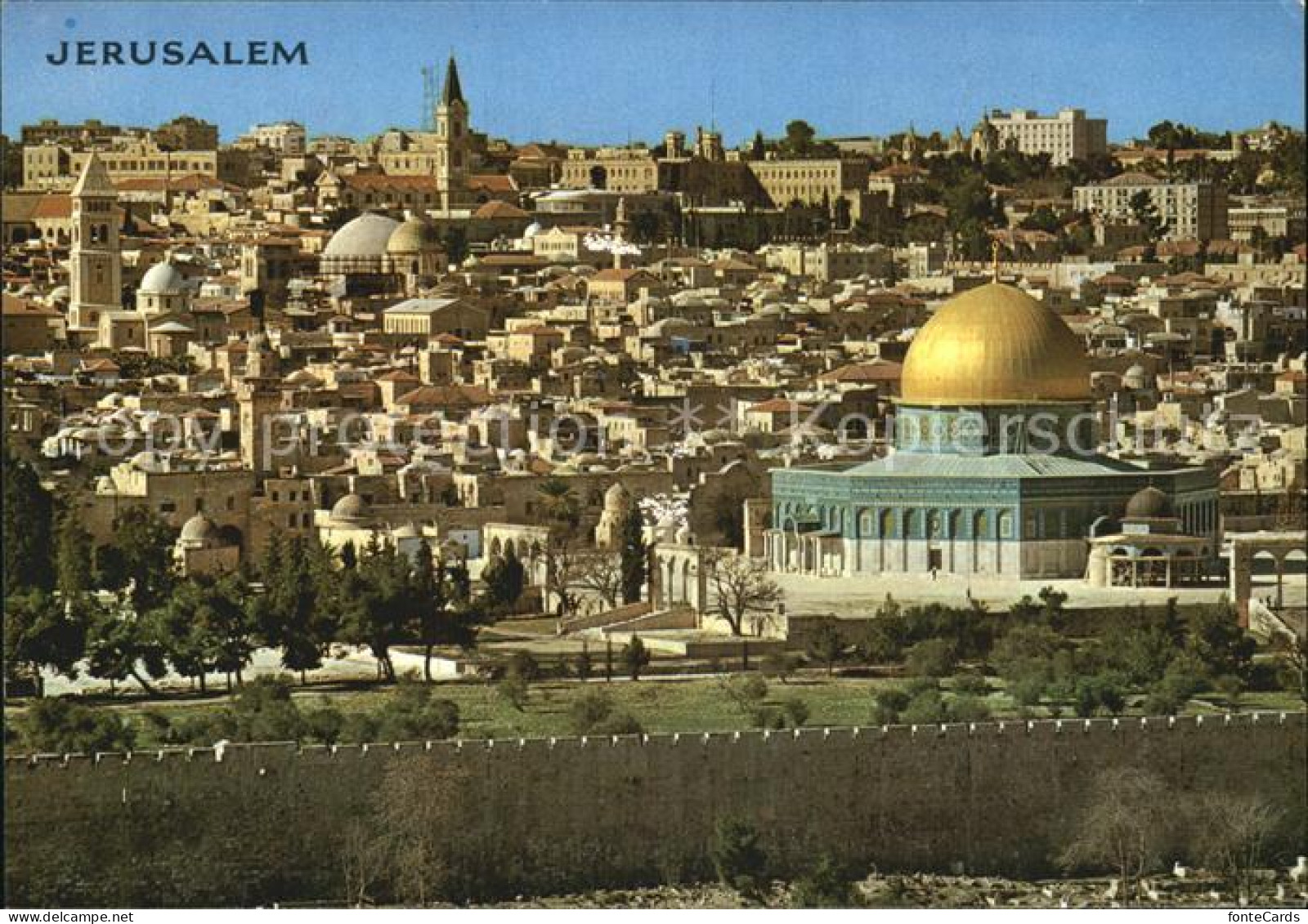 72461196 Jerusalem Yerushalayim Blick Vom Oelberg Aus  - Israel