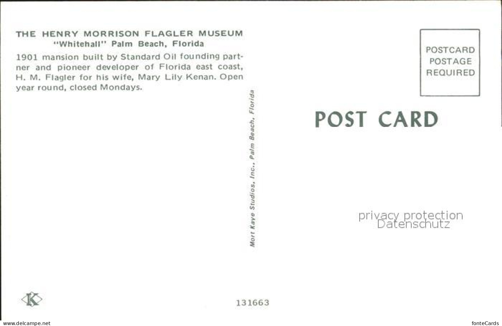 72460896 Palm_Beach Henry Morrison Flagler Museum Whitehall - Autres & Non Classés