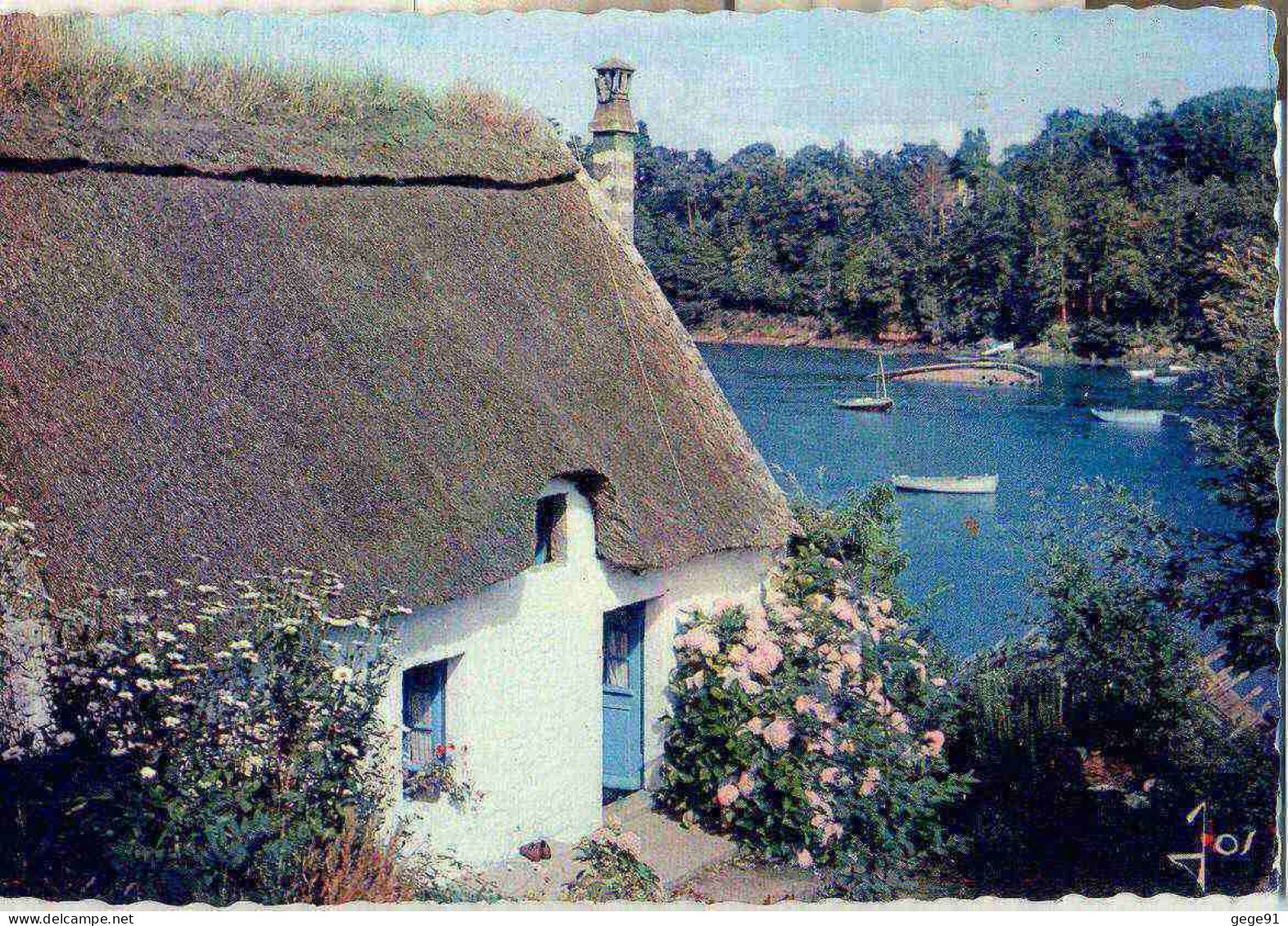 Kerdruc - Maison Du Pêcheur Sur La Rivière - Chaumière - Autres & Non Classés