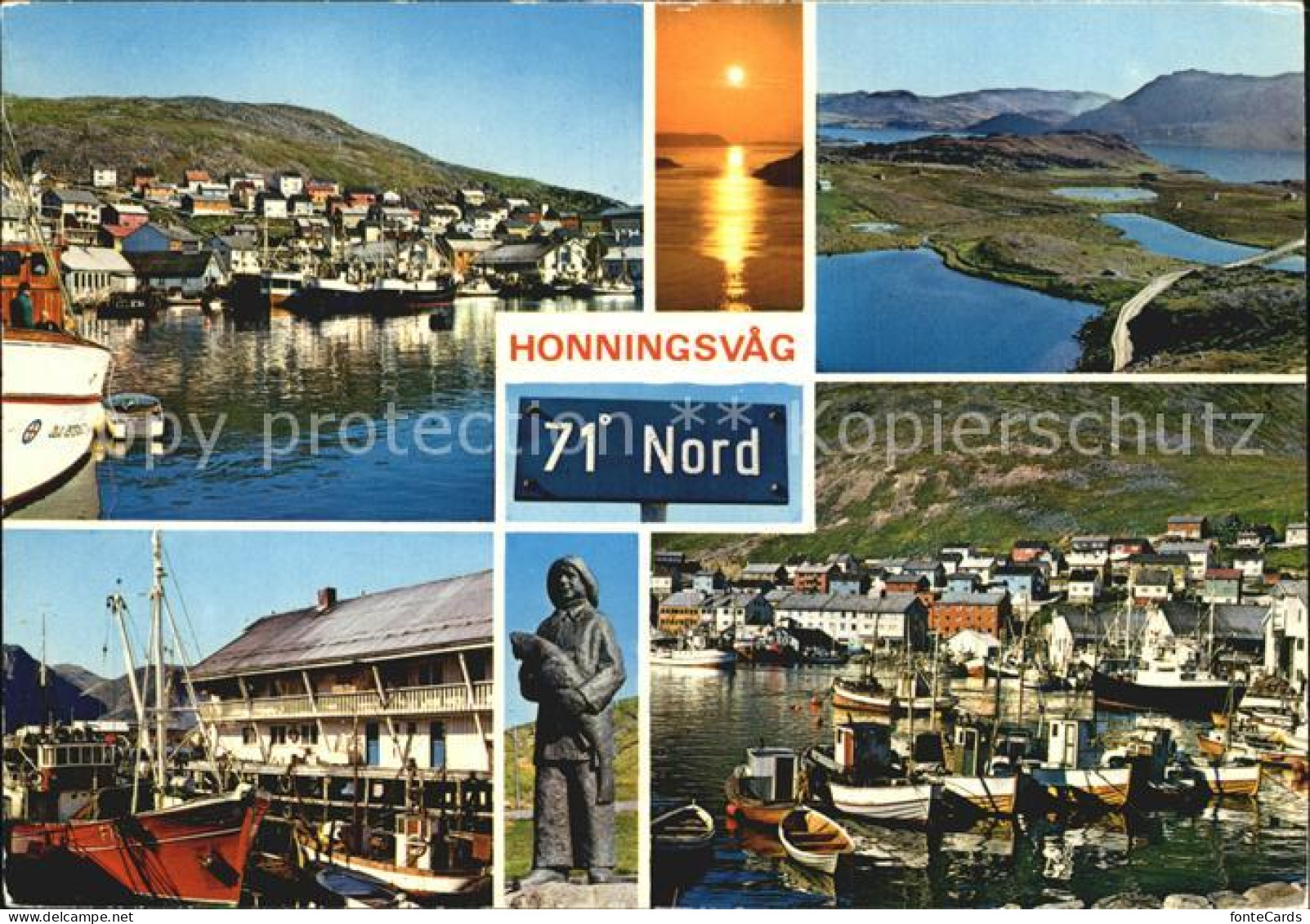 72458314 Honningsvag Hafen Boot  Honningsvag - Norvège