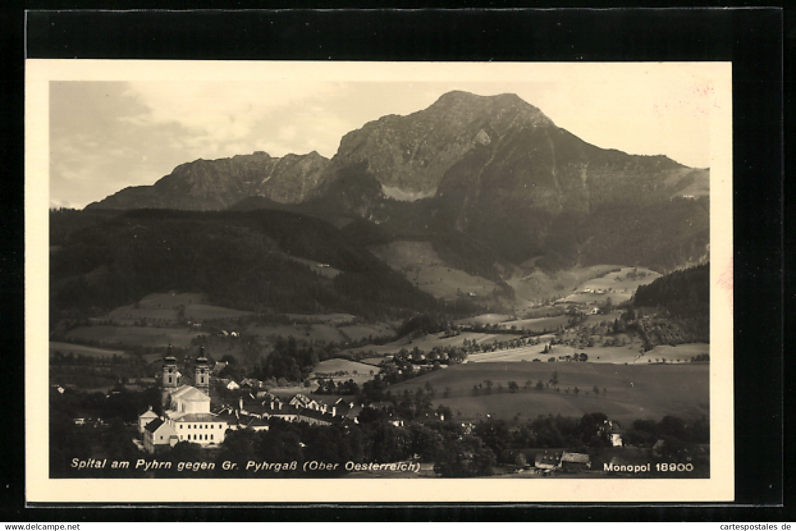 AK Spital Am Pyhrn /Ober Oesterreich, Teilansicht Mit Kirche Gegen Gr. Pyhrgass  - Autres & Non Classés