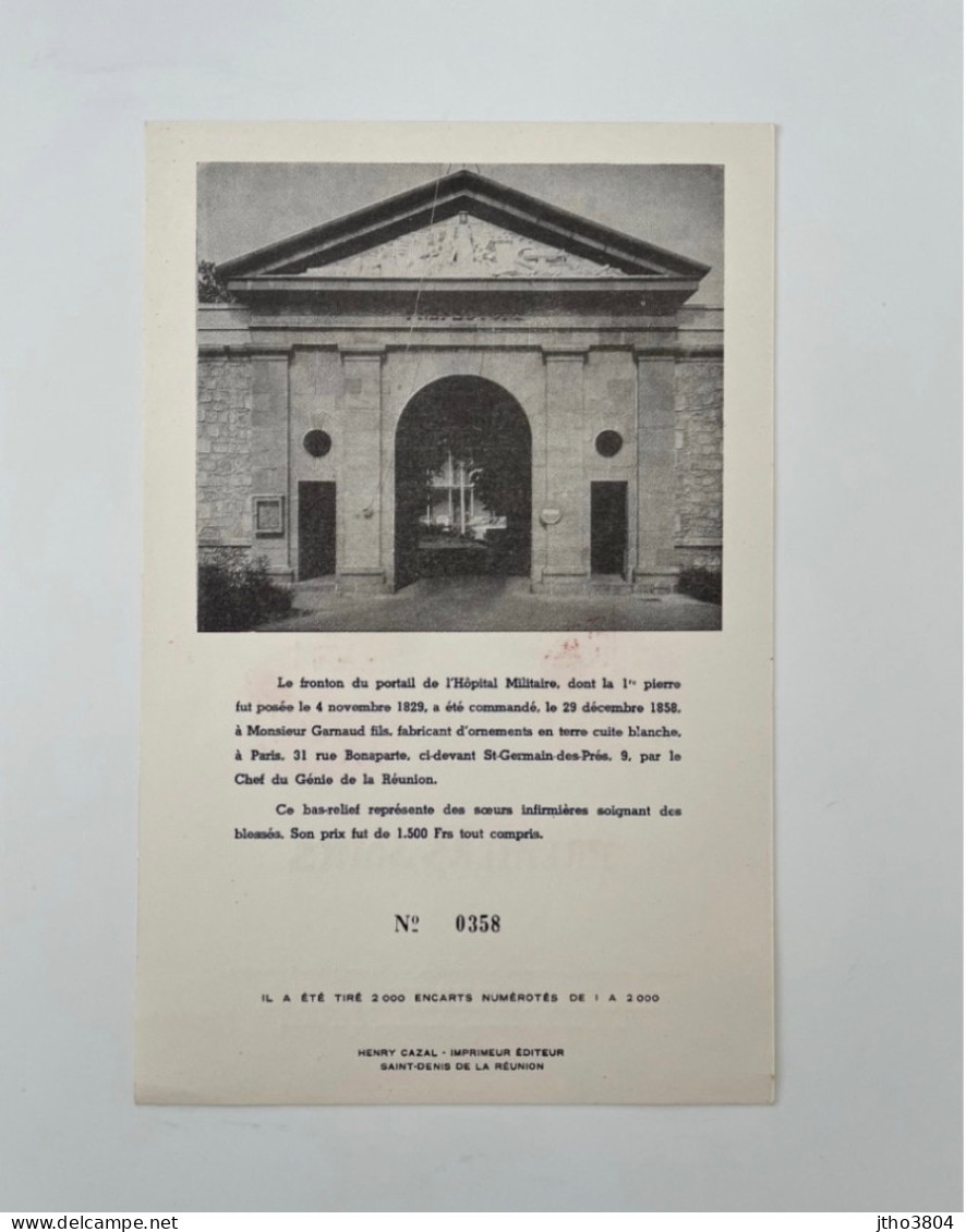 Feuillet Croix Rouge Section De La Reunion Feuillet 356 - Other & Unclassified