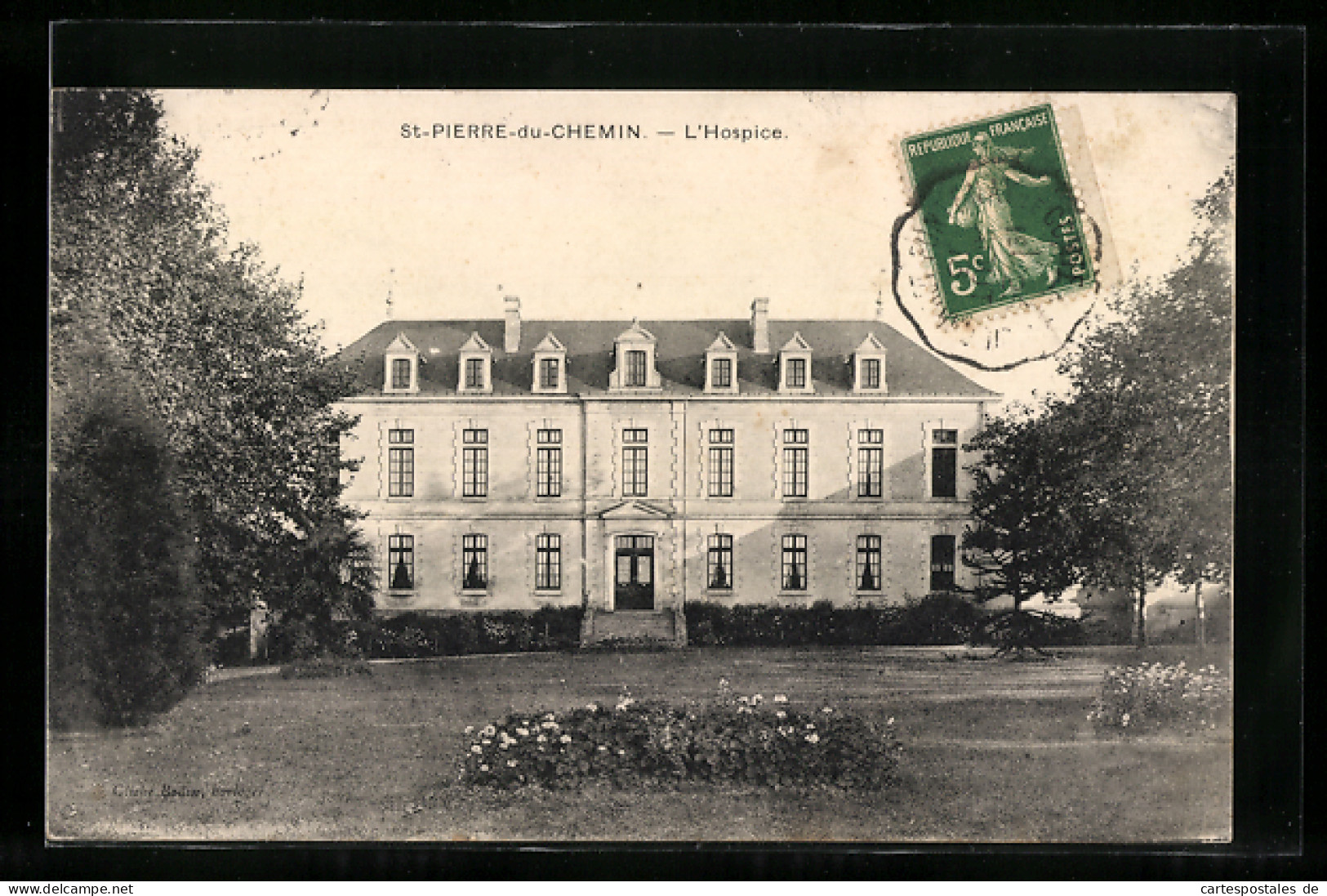 CPA St-Pierre-du-Chemin, L`Hospice  - Autres & Non Classés