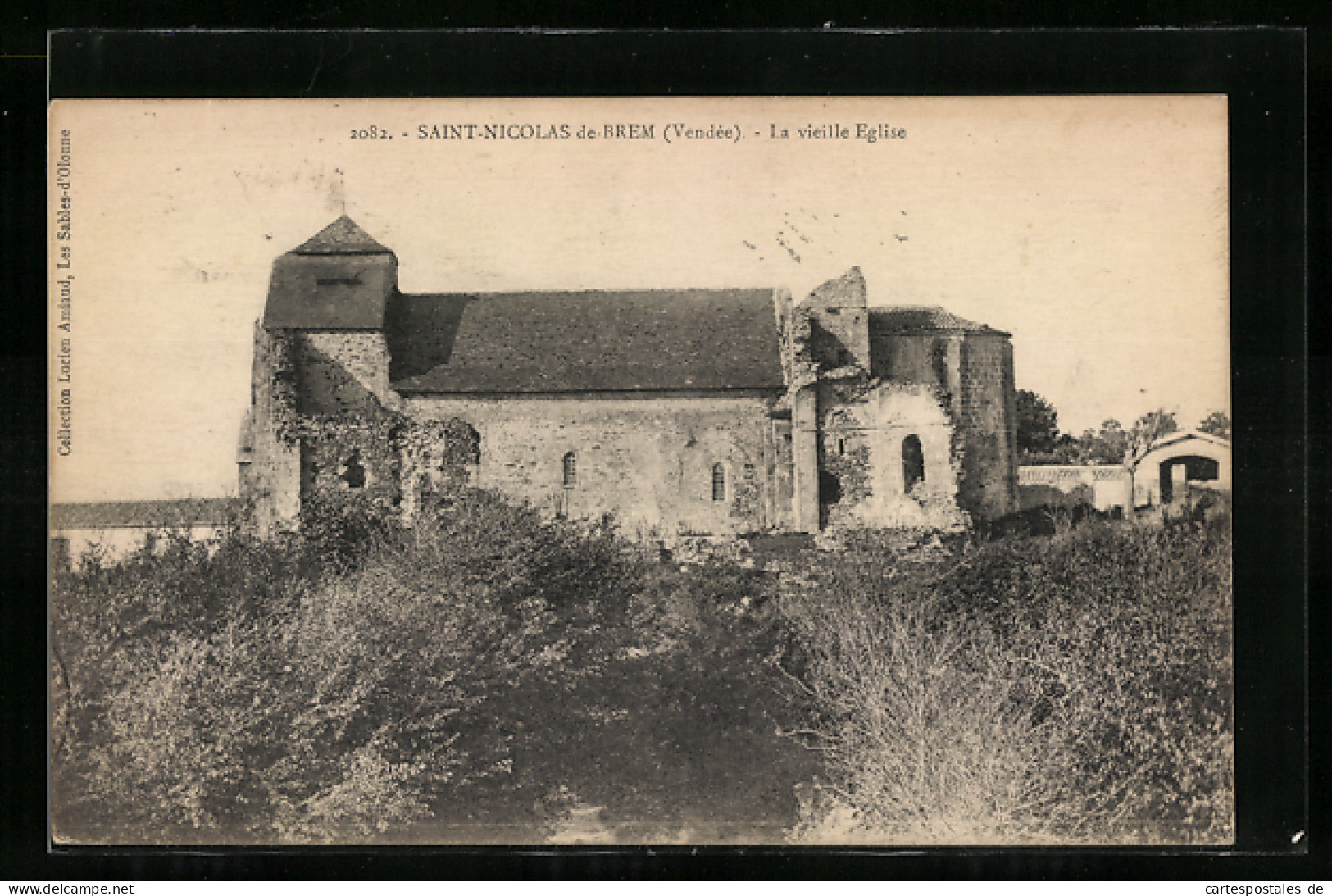 CPA Saint Nicolas-de-Brem, La Vieille Eglise  - Autres & Non Classés