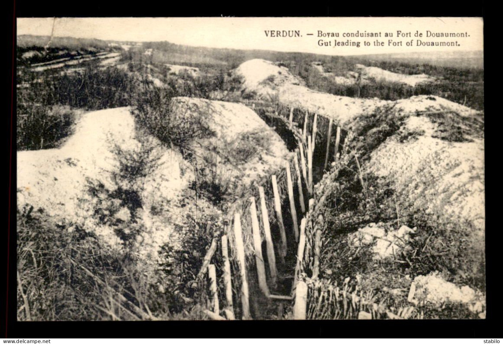 55 - FORT DE DOUAUMONT  - BOYAU CONDUISANT AU FORT - VOIR ETAT - Douaumont