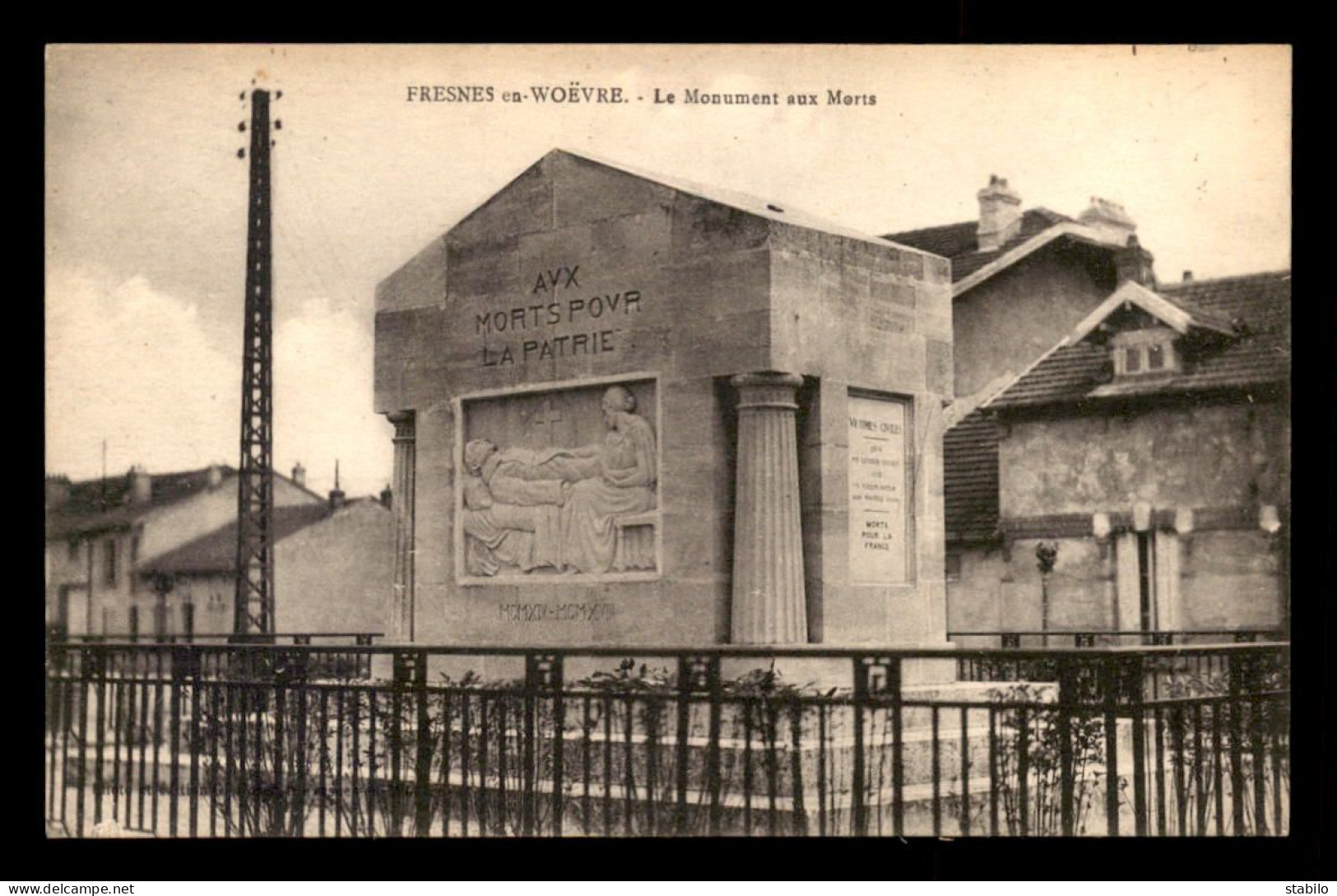 55 - FRESNES-EN-WOEVRE - LE MONUMENT AUX MORTS - Sonstige & Ohne Zuordnung