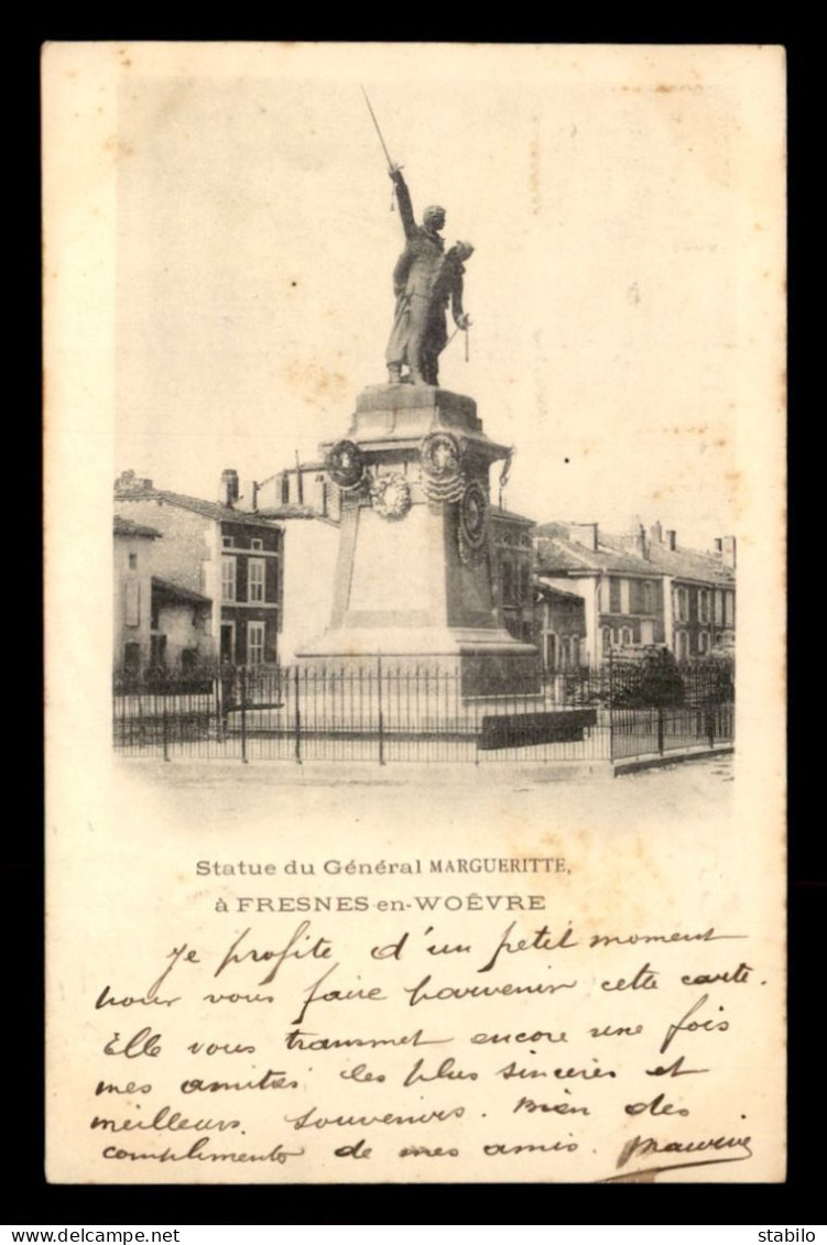 55 - FRESNES-EN-WOEVRE - STATUE DU GENERALE MARGUERITTE - Andere & Zonder Classificatie