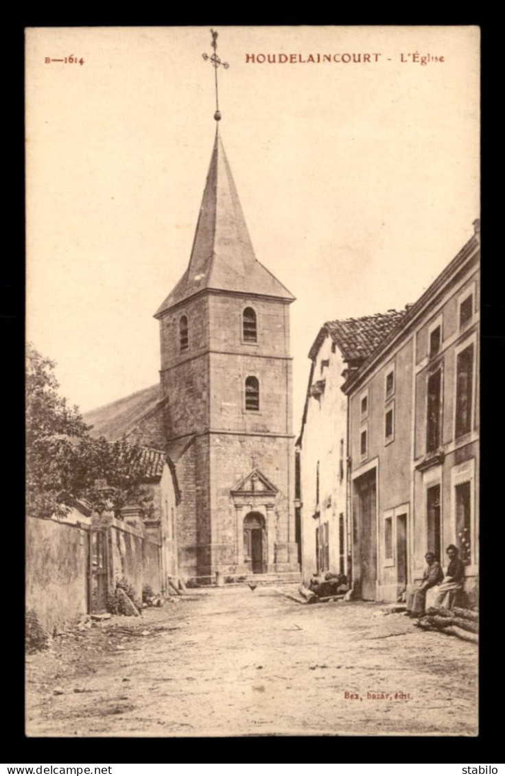 55 - HOUDELAINCOURT - L'EGLISE - EDITEUR BEX - Andere & Zonder Classificatie