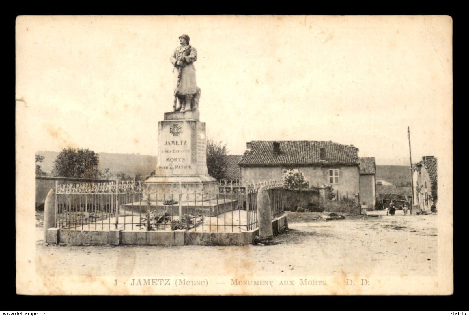 55 - JAMETZ - MONUMENT AUX MORTS - EDITEUR DELBOY - VOIR ETAT - Otros & Sin Clasificación