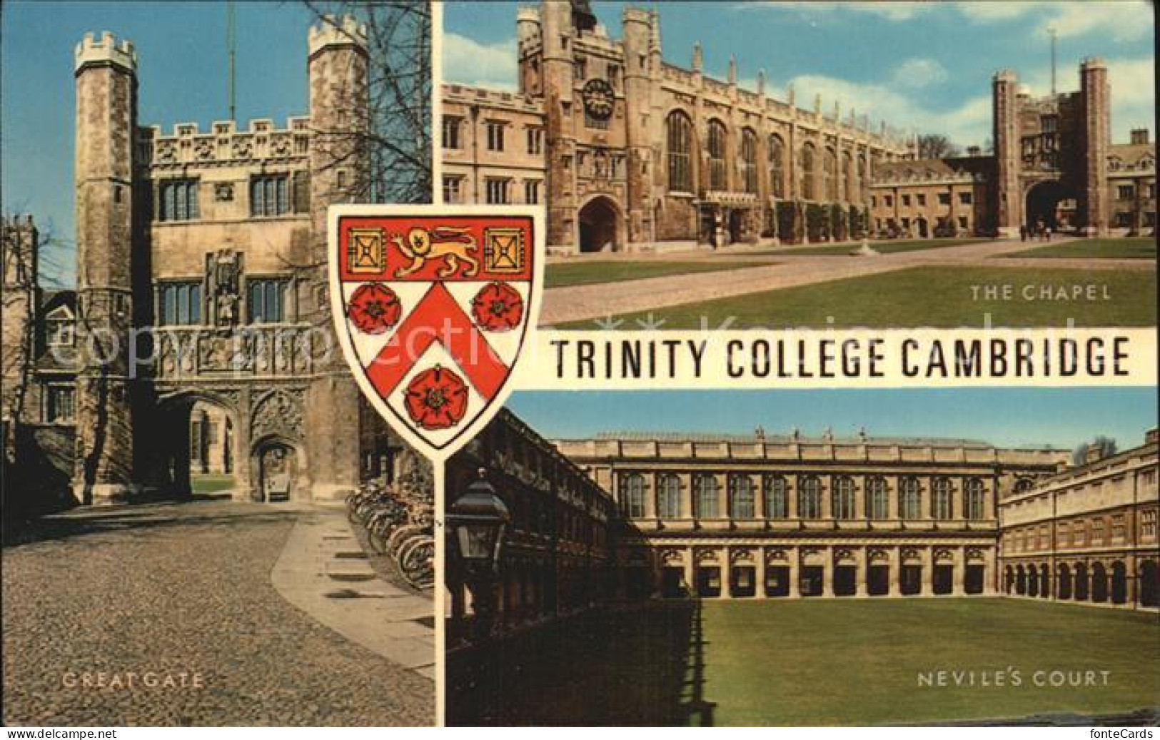 72452948 Cambridge Cambridgeshire Trinity College Great Gate Chapel Nevile's Cou - Andere & Zonder Classificatie