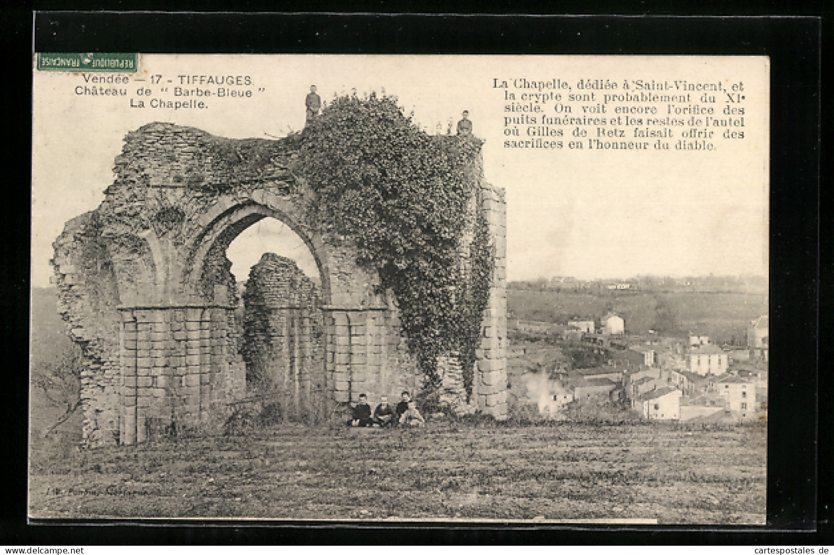 CPA Tiffauges, Château De Barbe-Bleue, La Chapelle  - Autres & Non Classés