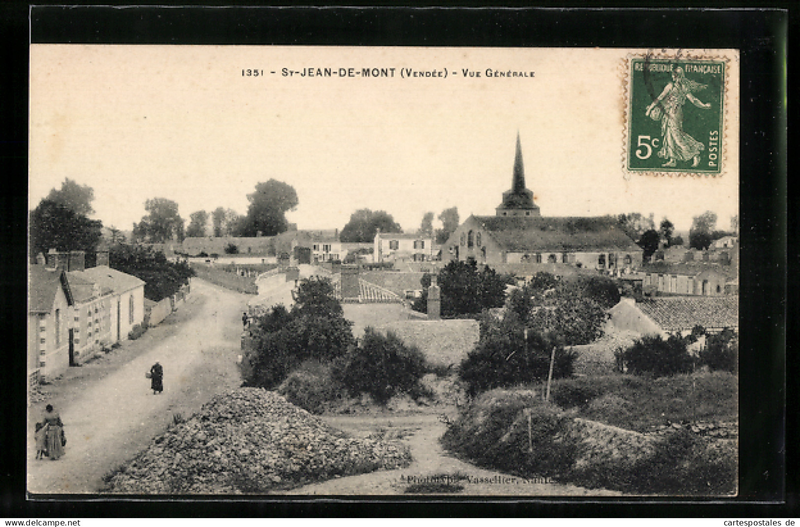 CPA St-Jean-de-Mont, Vue Générale  - Saint Jean De Monts