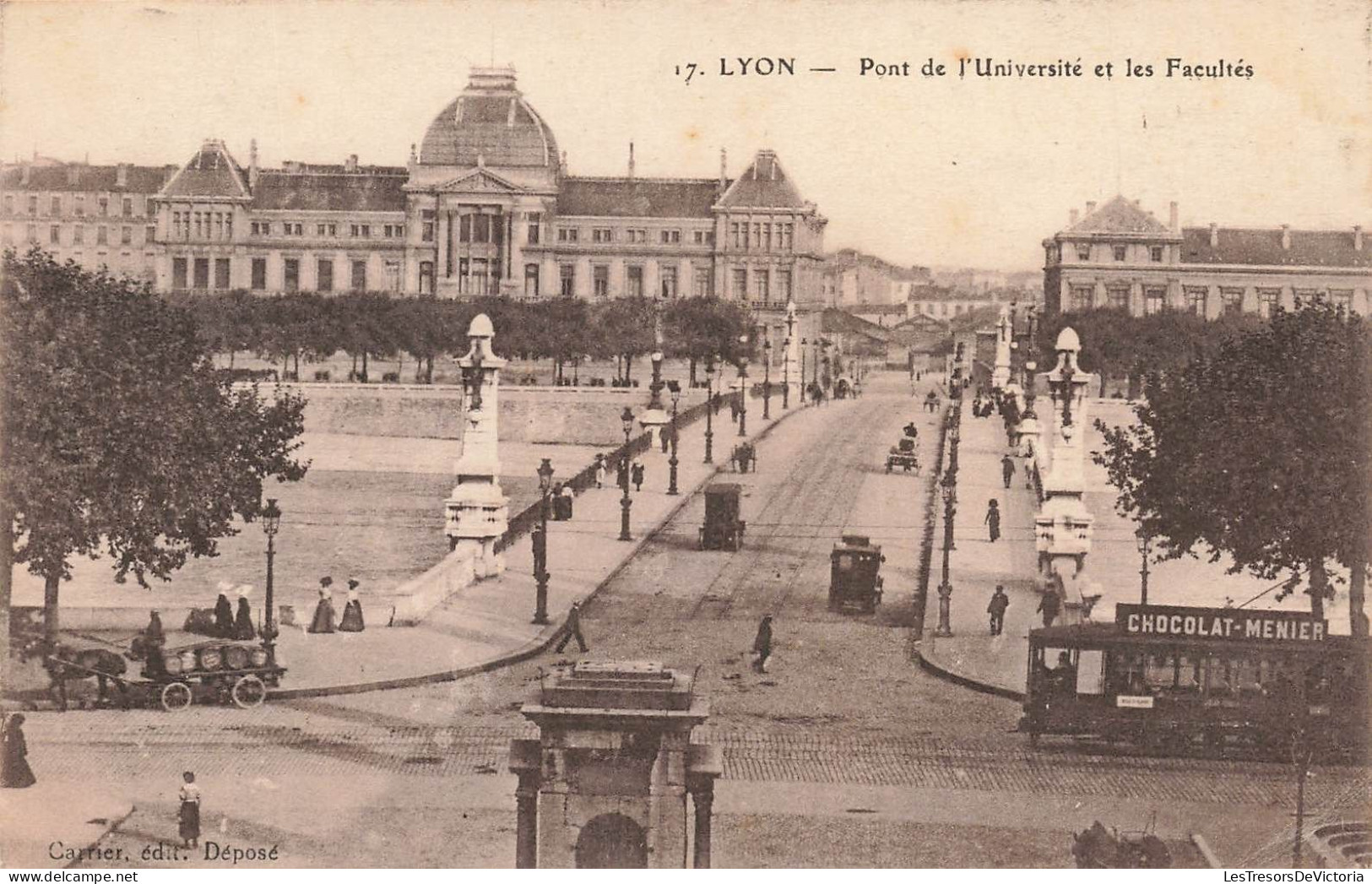 FRANCE - Lyon - Pont De L'université Et Les Facultés - Animé - Carte Postale Ancienne - Autres & Non Classés