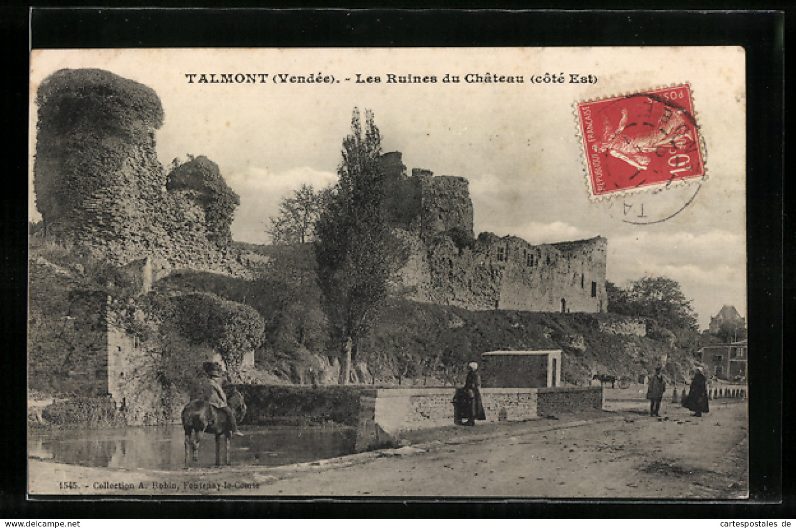 CPA Talmont, Les Ruines Du Château, Côté Est  - Sonstige & Ohne Zuordnung