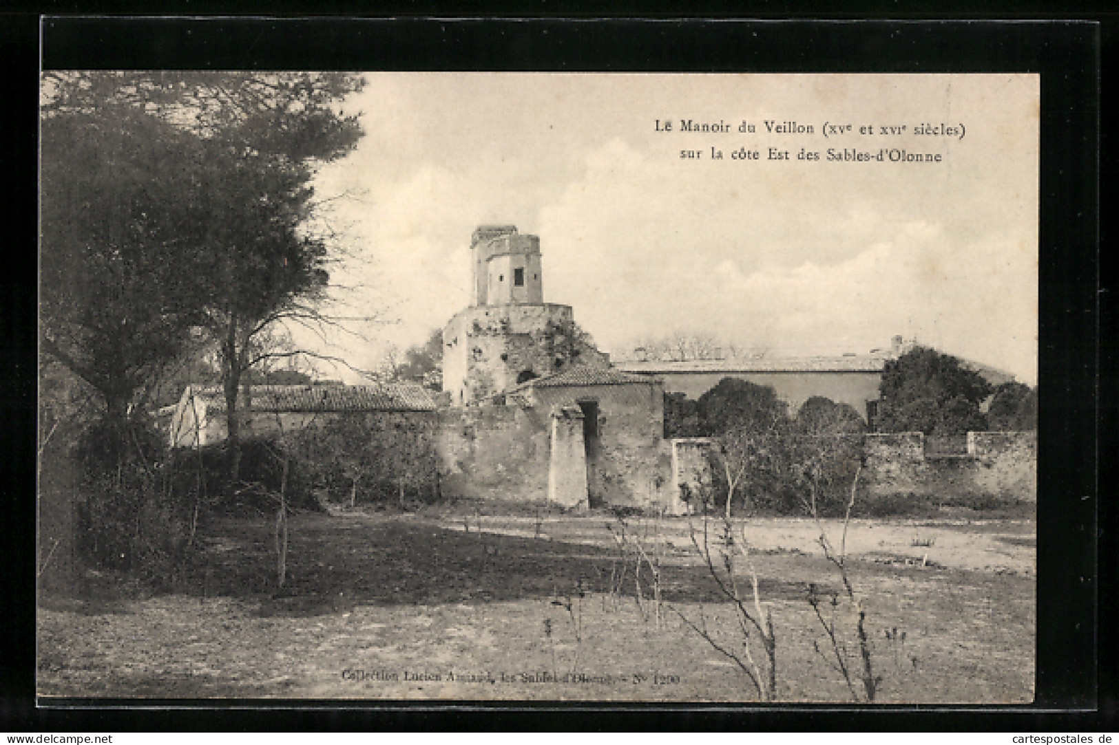 CPA Veillon, Le Manoir Sur Al Côte Est Des Sables-d`Olonne  - Sables D'Olonne