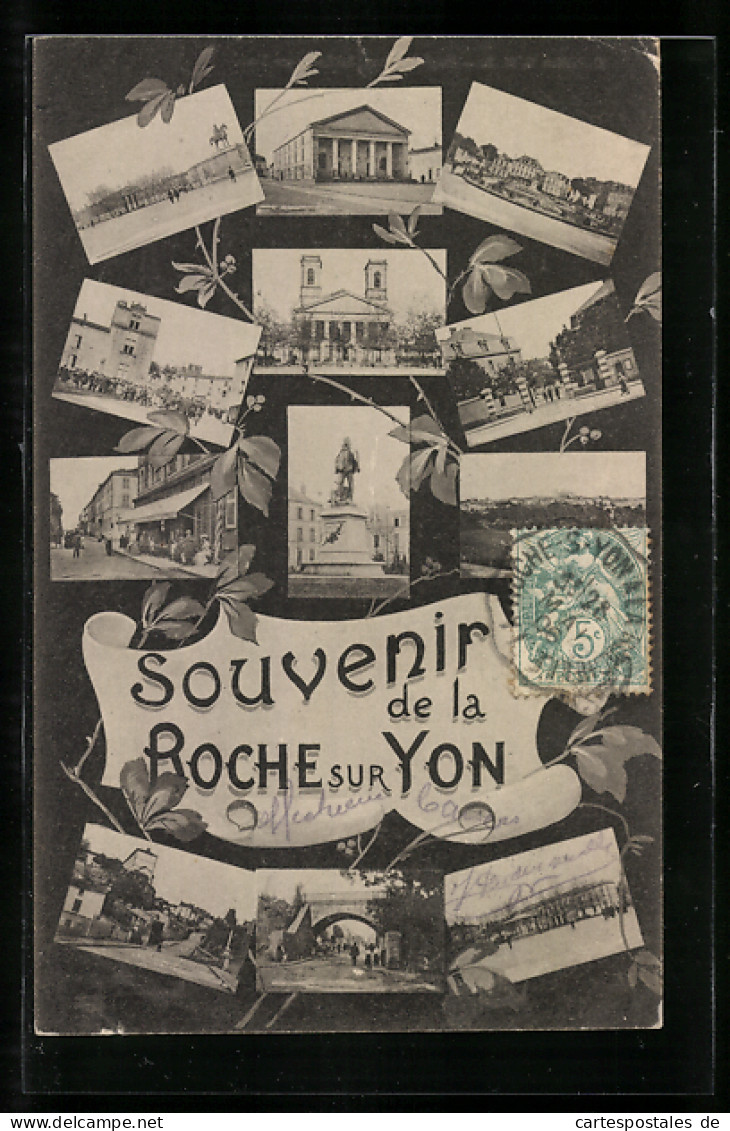 CPA Roche Sur Yon, Souvenir De La Roche Sur Yon  - La Roche Sur Yon