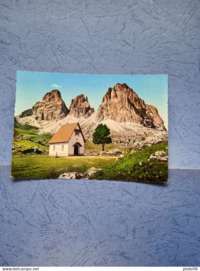 Passo Sella-chiesetta-fg-1960 - Churches & Convents