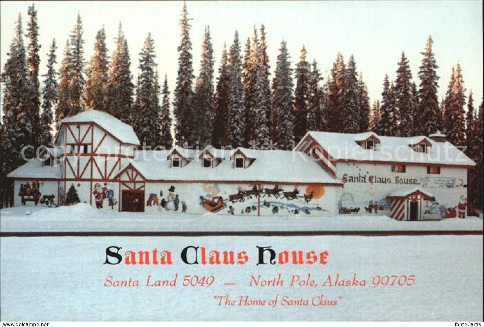 72444731 North_Pole Santa Clause House - Autres & Non Classés