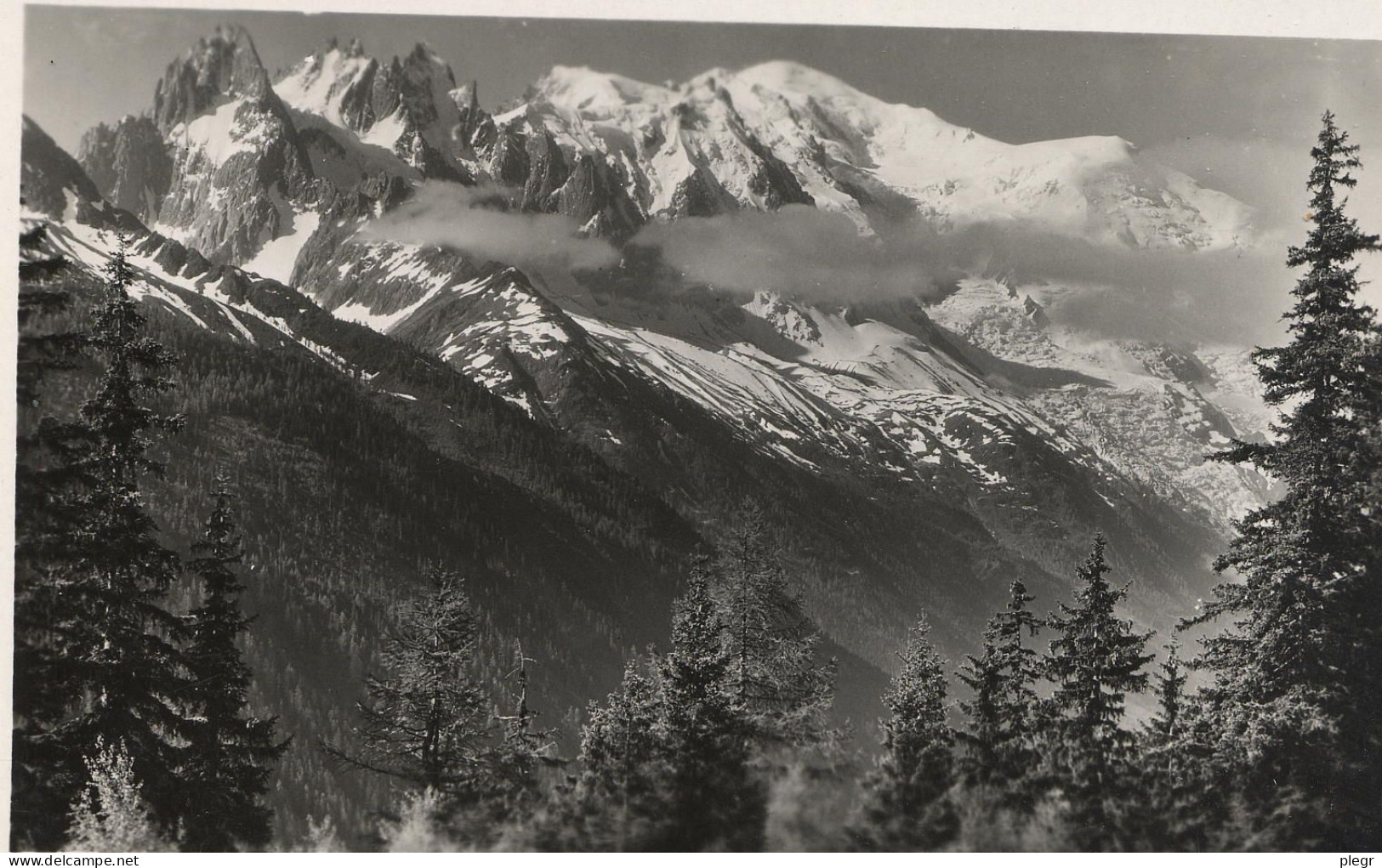 74056 01 410#- CHAMONIX - CHAÎNE DU MONT BLANC VU DU CÔTE DES MOGTETS - Chamonix-Mont-Blanc