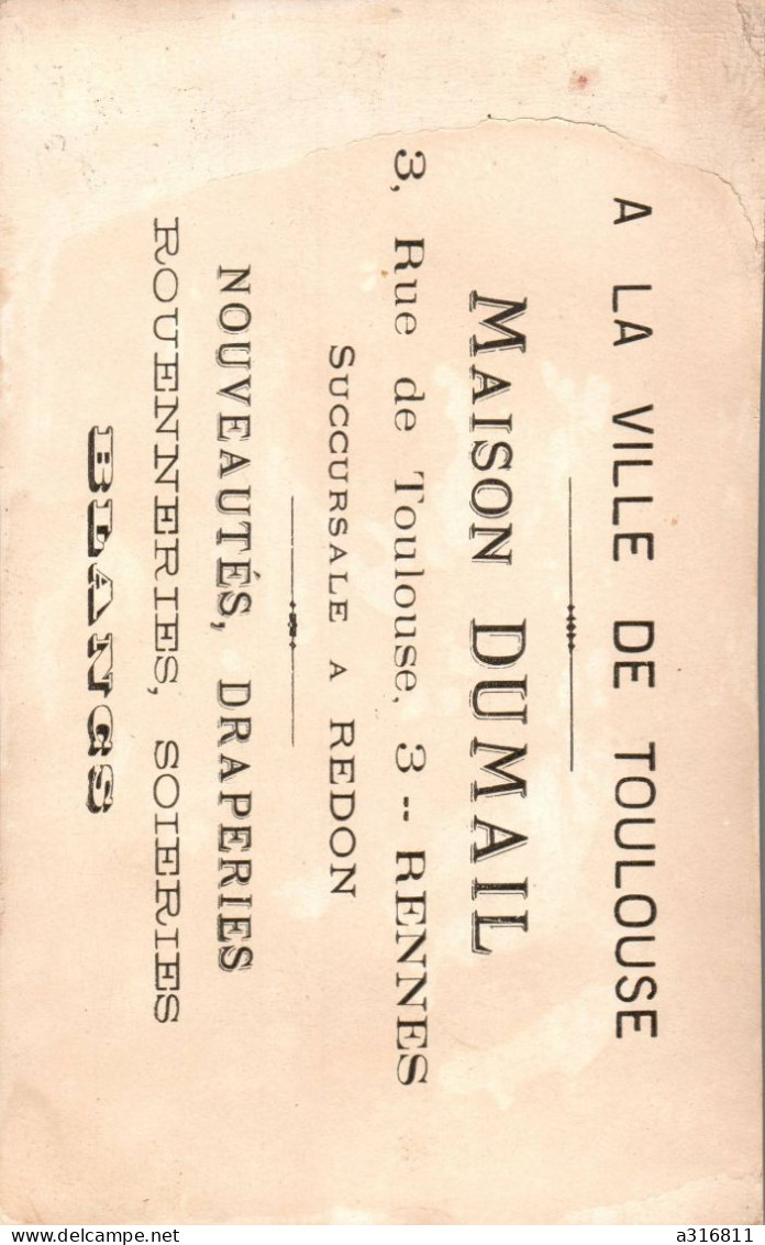 Chromo A La Ville De Toulouse - Otros & Sin Clasificación