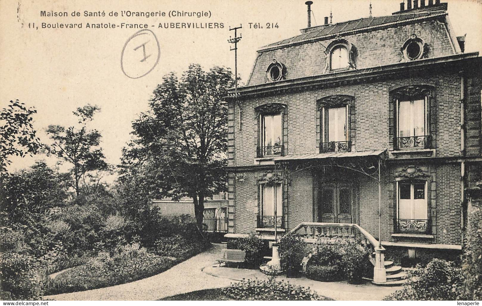 D9226 Aubervilliers Maison De Santé De L'orangerie - Aubervilliers