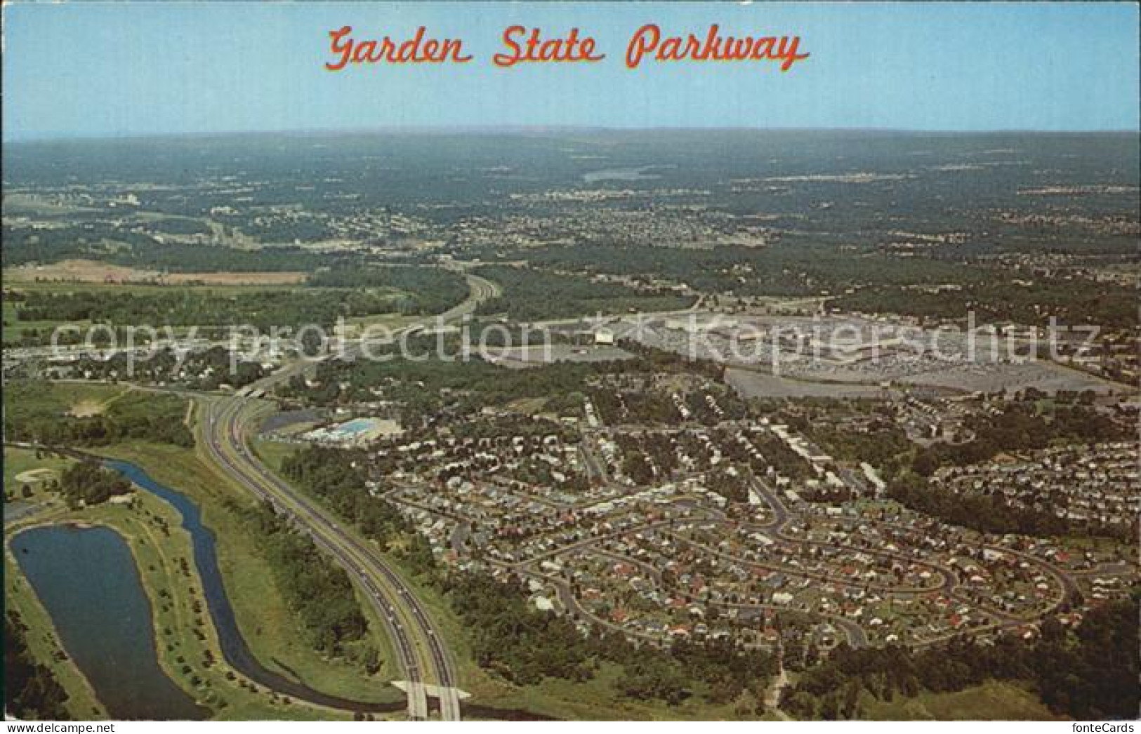 72444355 New_Jersey_US-State Garden State Parkway Aerial View - Other & Unclassified