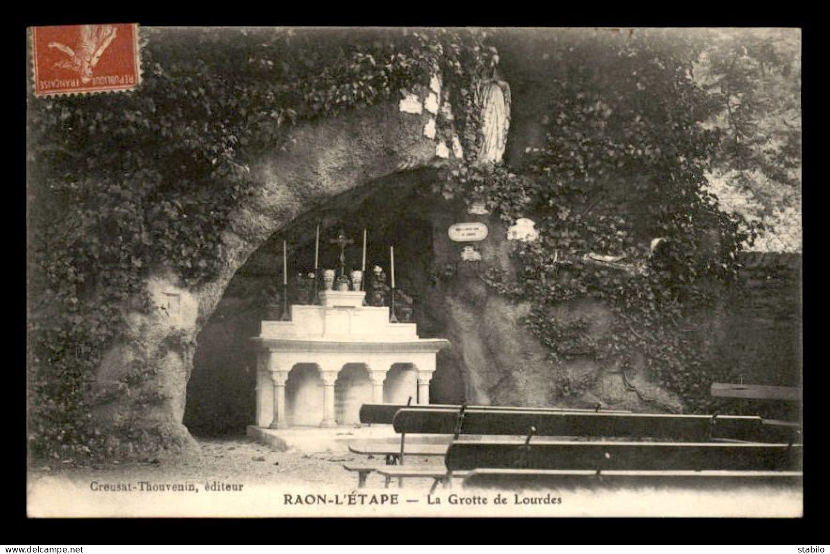 88 - RAON-L'ETAPE - LA GROTTE DE LOURDES - VOIR ETAT - Raon L'Etape