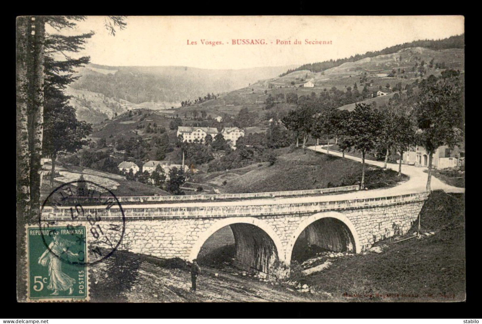 88 - BUSSANG - PONT DU SECHENAT  - Bussang