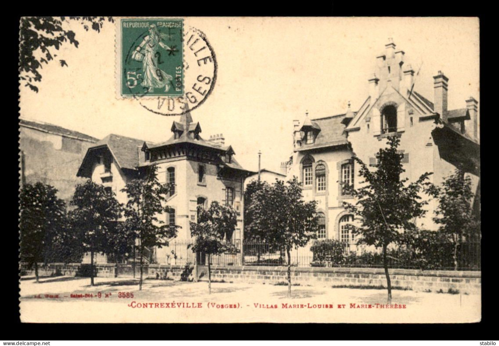 88 - CONTREXEVILLE - VILLAS MARIE-LOUISE ET MARIE-THERESE - Contrexeville