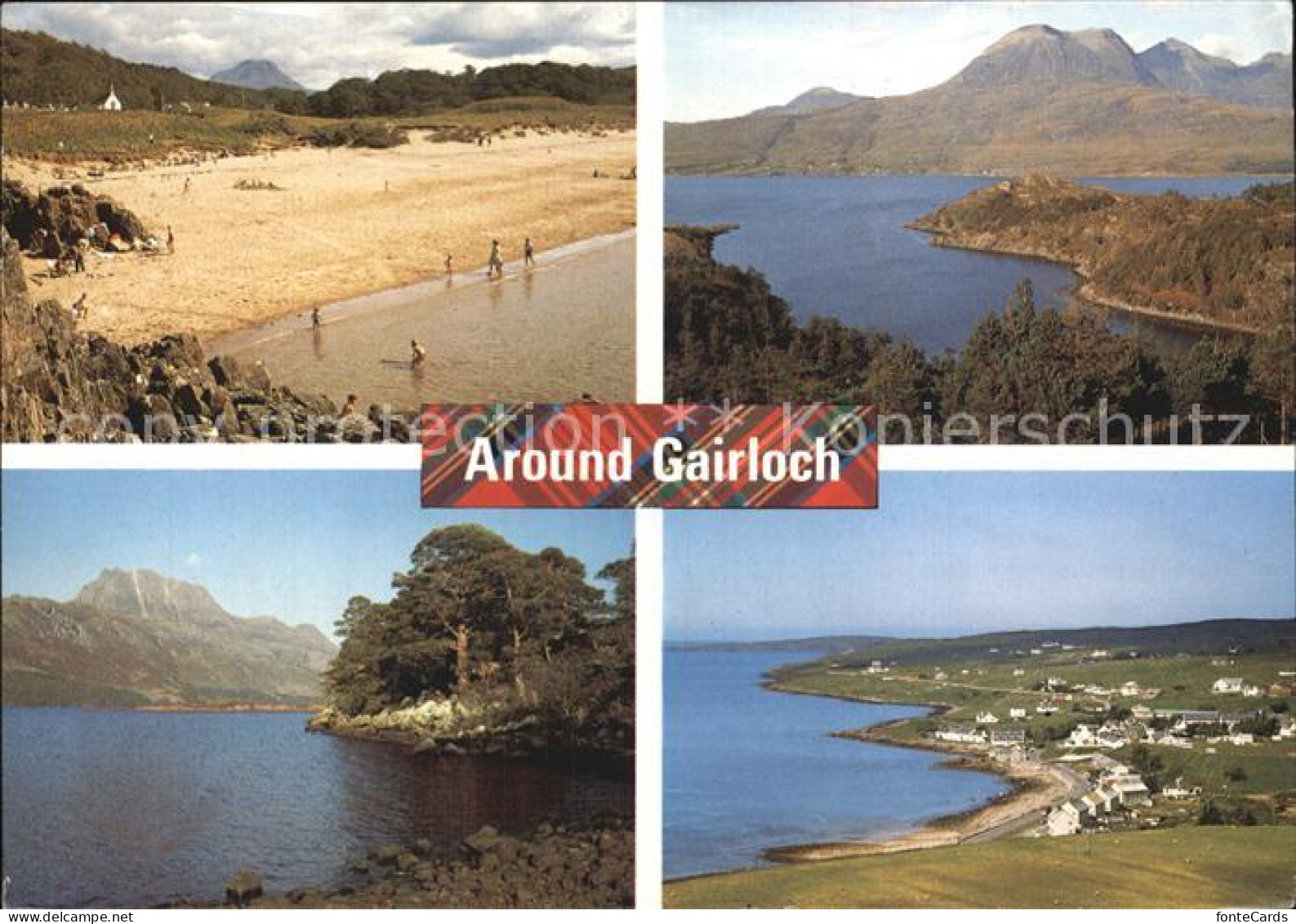 72438008 Gairloch Ross Shire Golden Sands Loch Maree Slioch Loch Torridon  Gairl - Autres & Non Classés