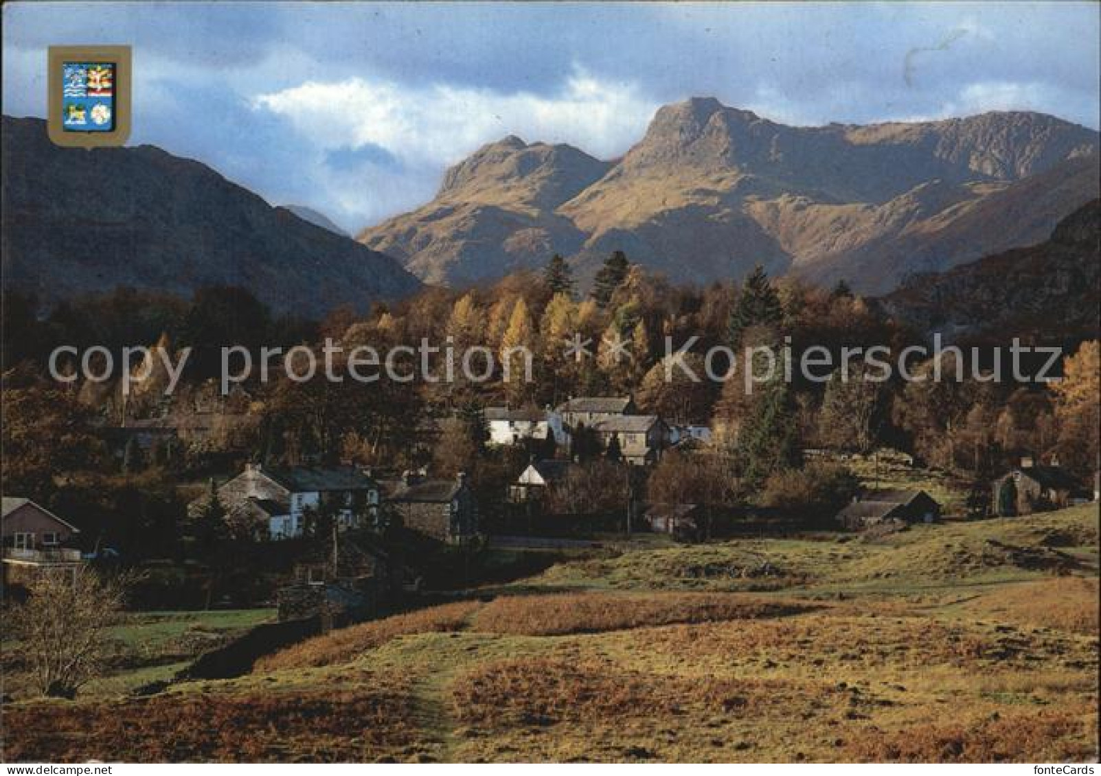 72438001 Langdale Valley Elterwater Village Langdale Pikes Langdale Valley - Altri & Non Classificati