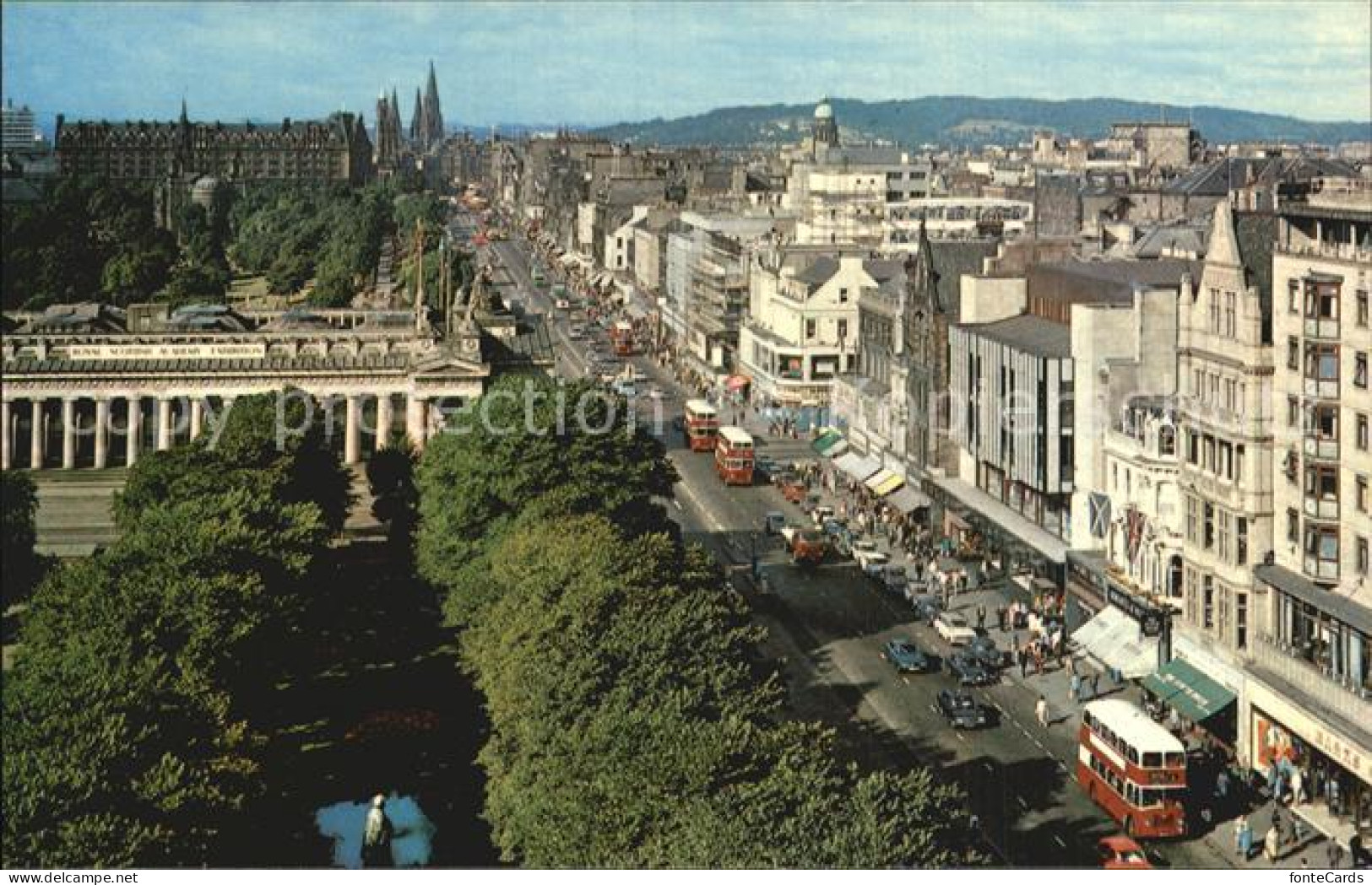 72437393 Edinburgh Princess Street From The Scott Monument Edinburgh - Otros & Sin Clasificación