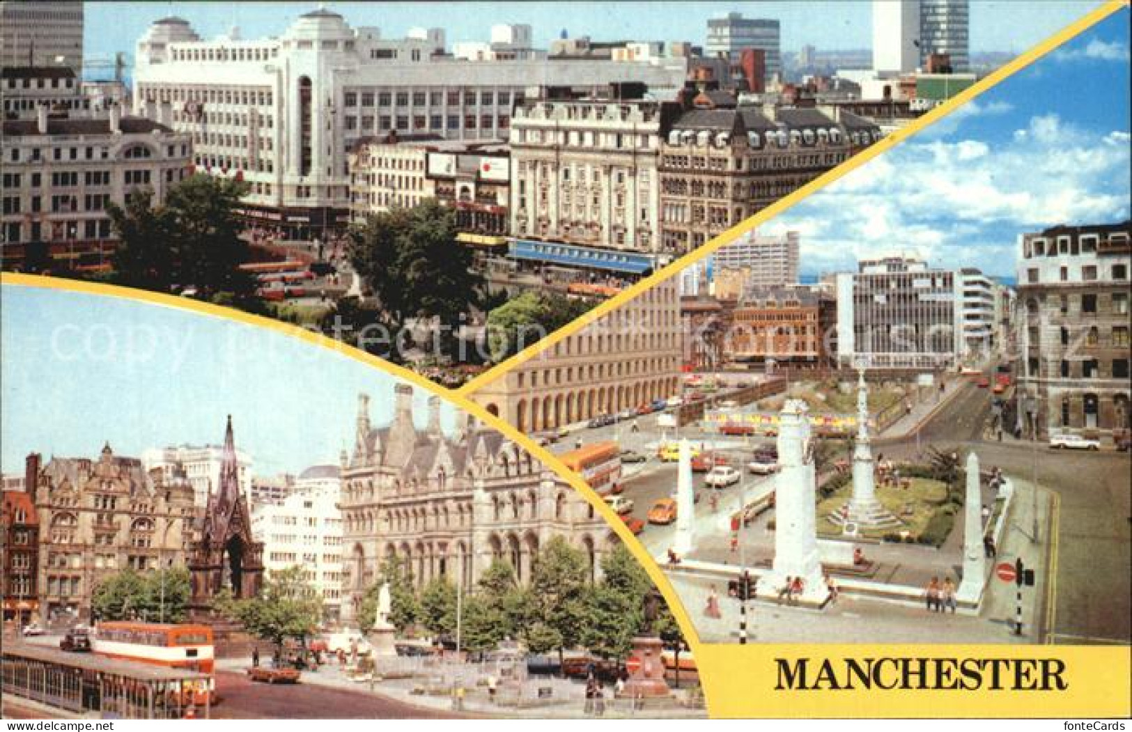 72436529 Manchester Piccadilly Albert Square St Peters Square  Manchester - Autres & Non Classés