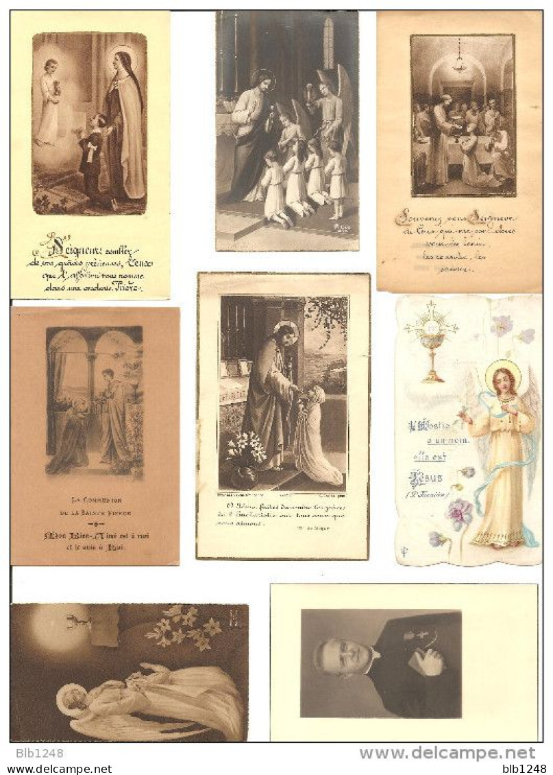 Images Religieuses  Lot 7 Images Pieuses 02 - Andachtsbilder