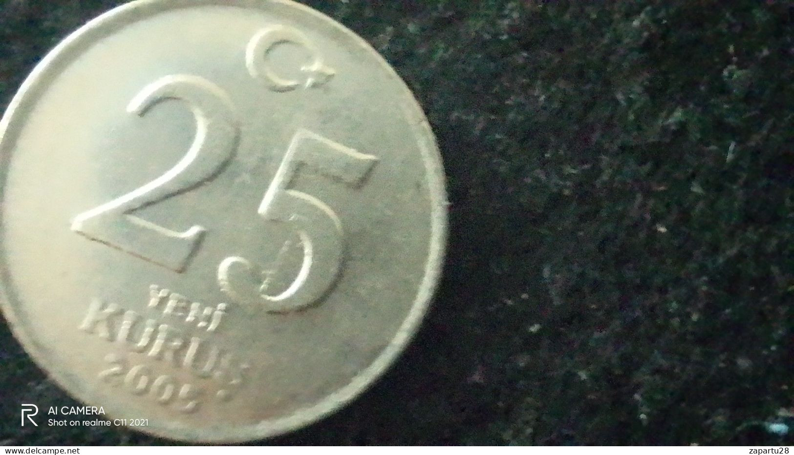 TÜRKİYE-2005--       -25     YENİ      KURUŞ            VF - Turquie